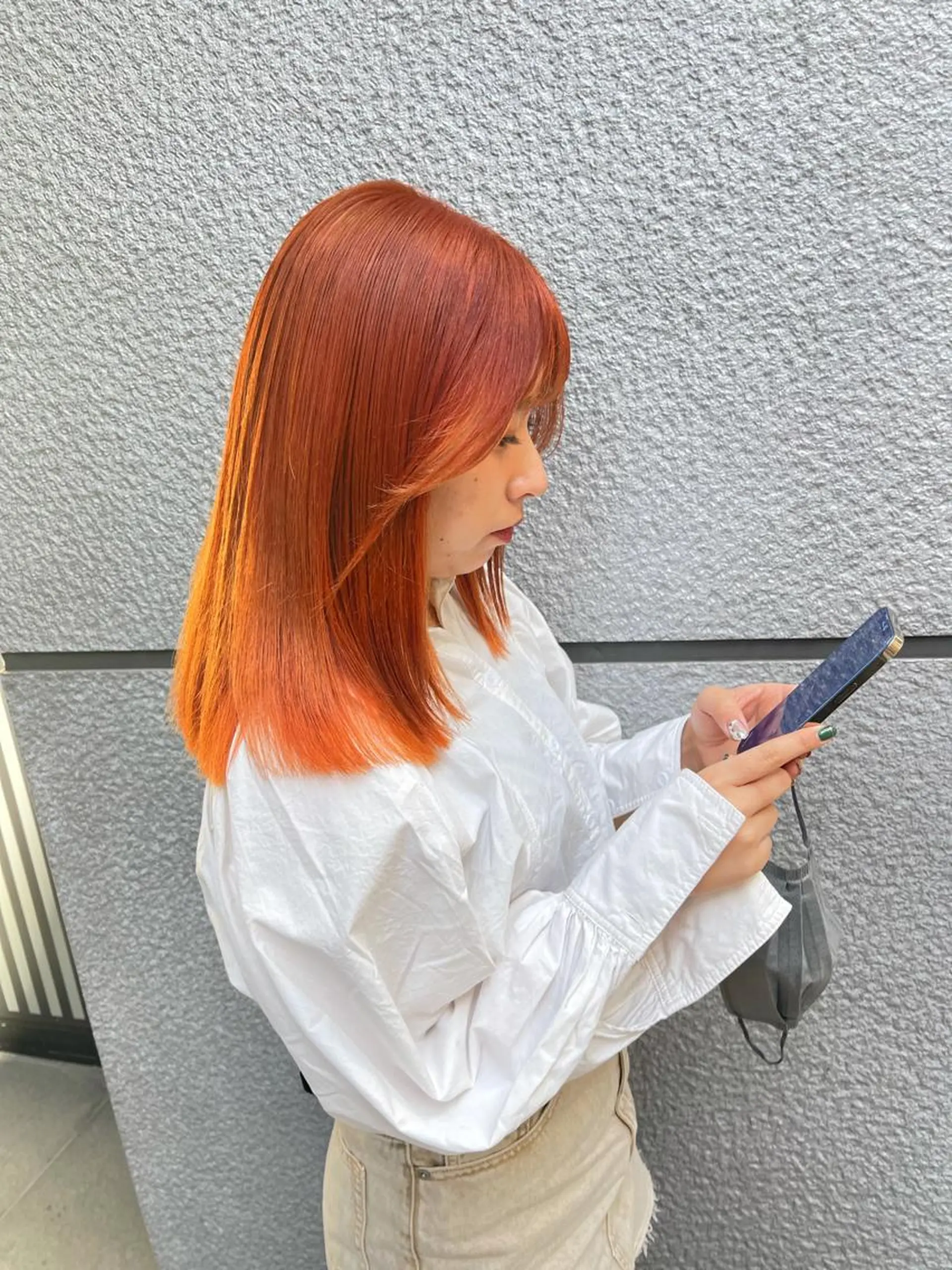 ミディアム カラー カット ヘアカラー トリートメント ヘアセット レイヤーカット/ボブ /縮毛矯正✨大輝のヘアスタイル