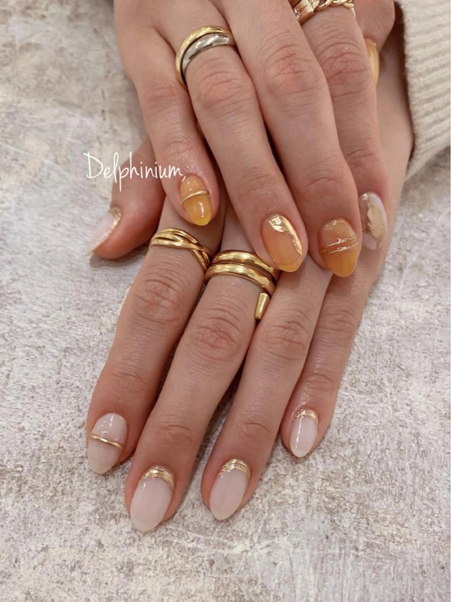 ネイル ハンドネイル 岡本 友恵のネイルデザイン