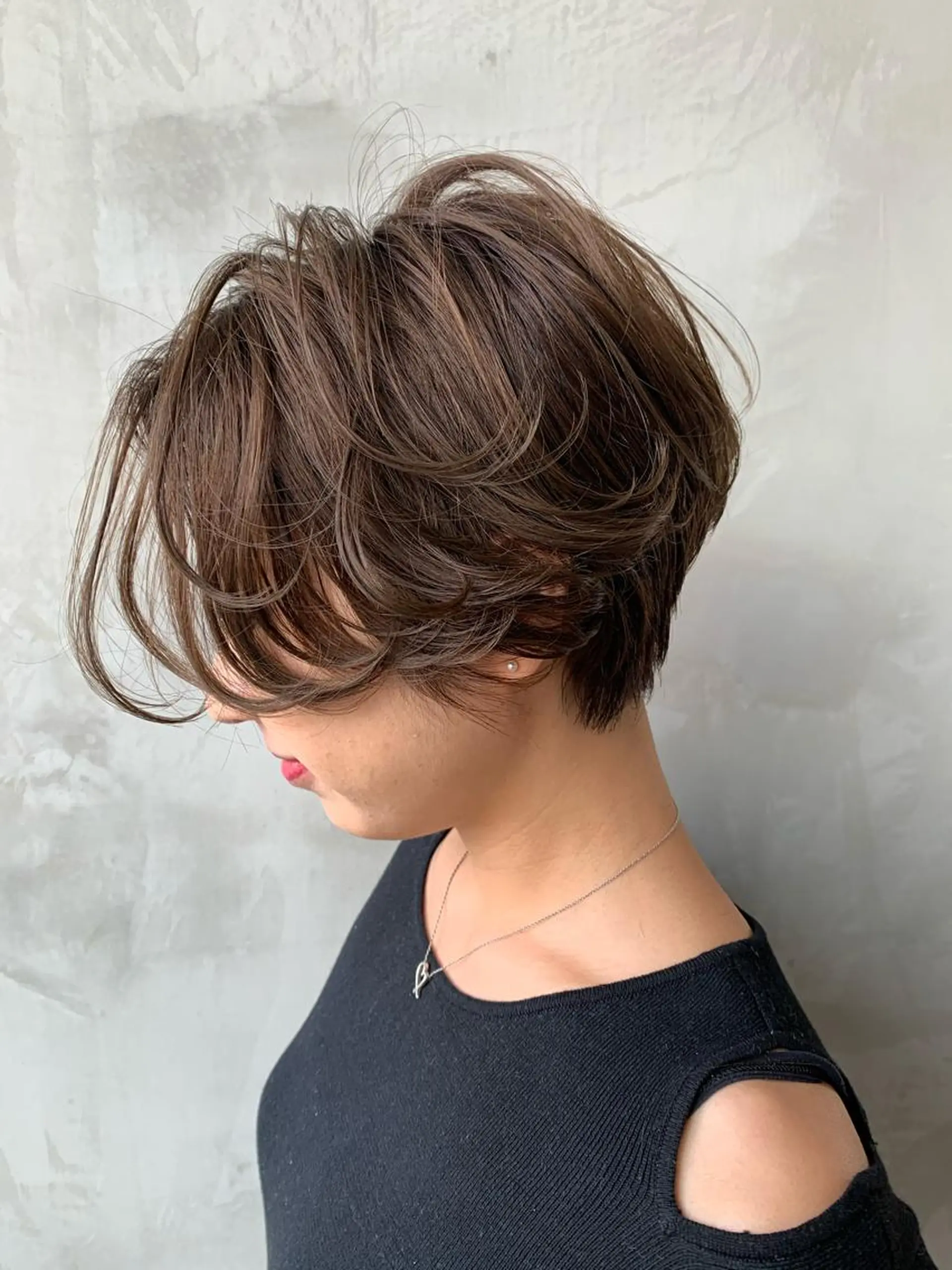 ショート カラー カット トリートメント 🉐レイヤー/塩見 弘樹🉐渋谷のヘアスタイル