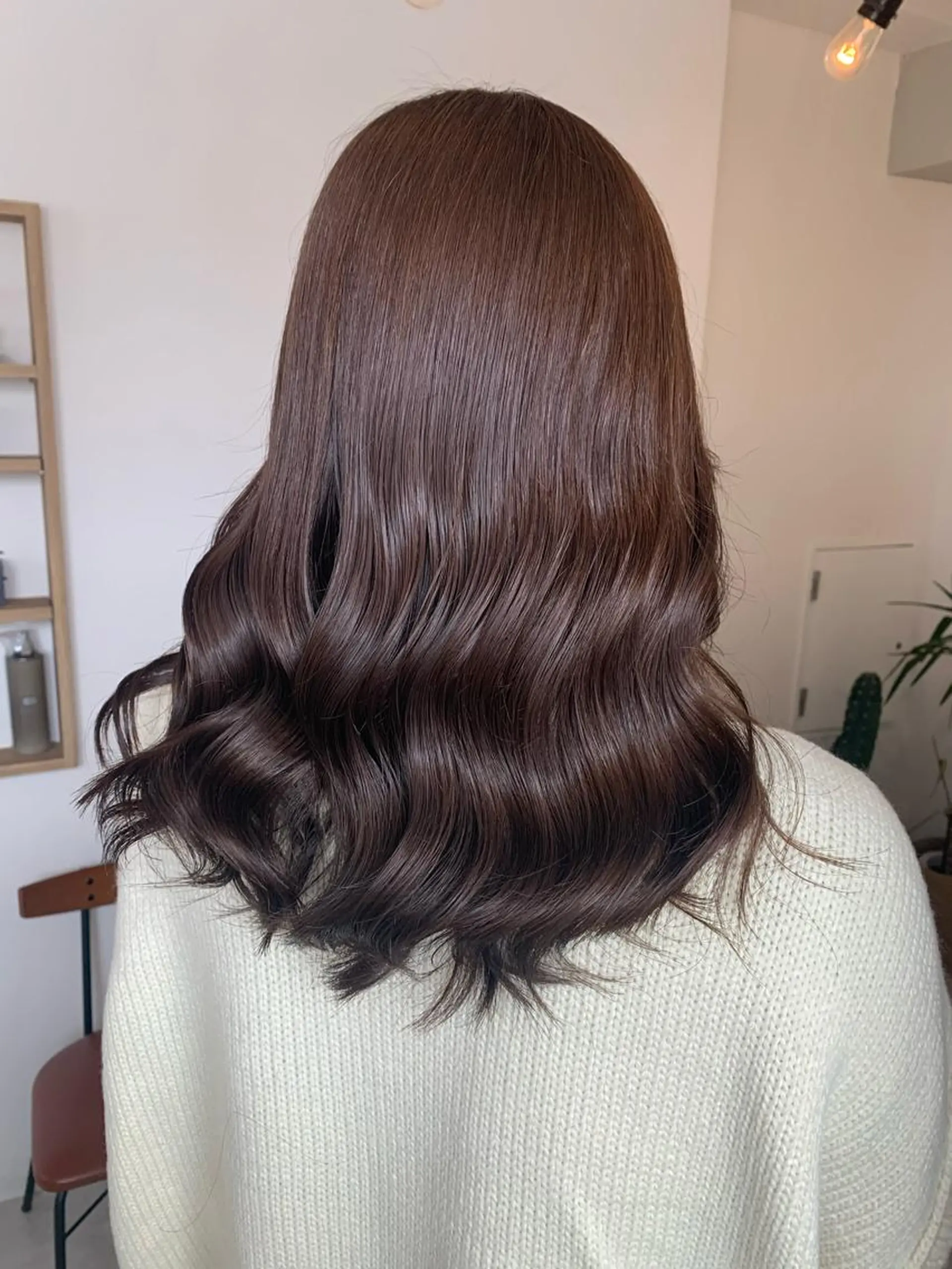 セミロング カラー 卒業式のヘアスタイル FRAME+spa&hair roomなんば駅前店所属・🌸MAYU🌸 ハイトーン➕レイヤーのヘアスタイル