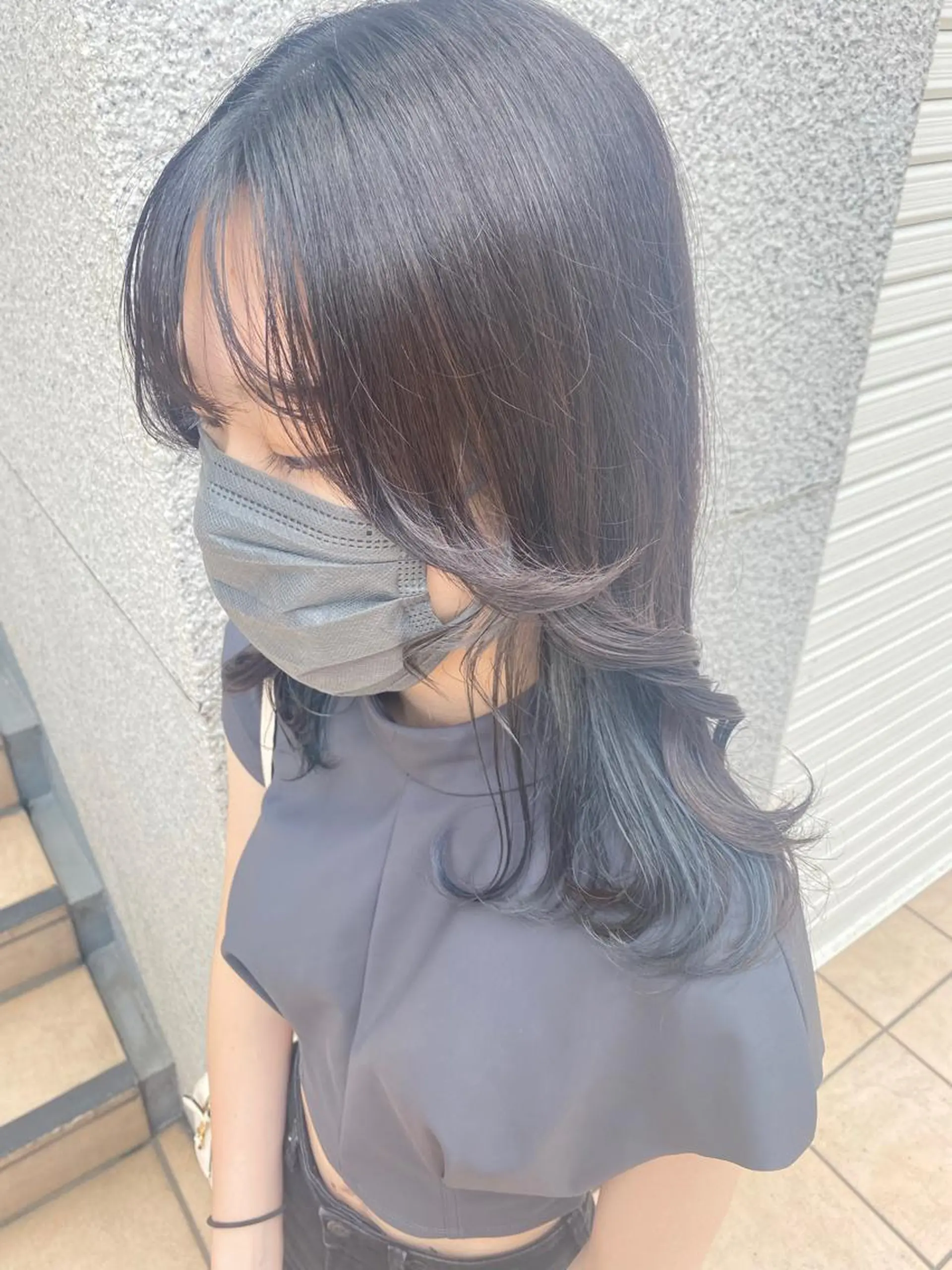 ミディアム カラー 💗💗韓国レイヤー yu-ki💗💗のヘアスタイル