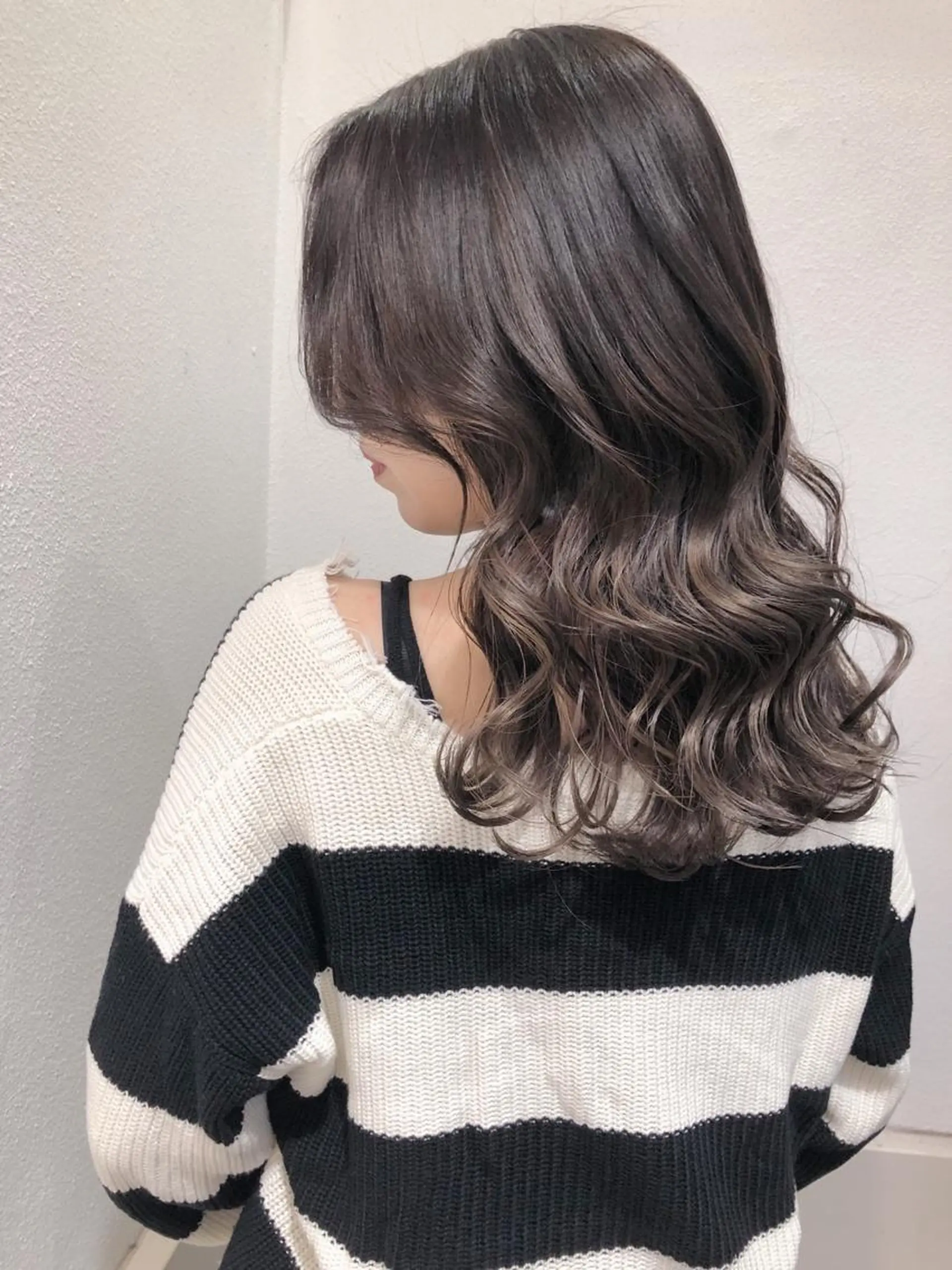 ミディアム カラー ブラウンカラー カット ヘアカラー トリートメント GiseL天神カラー 髪質改善/ブリーチのヘアスタイル