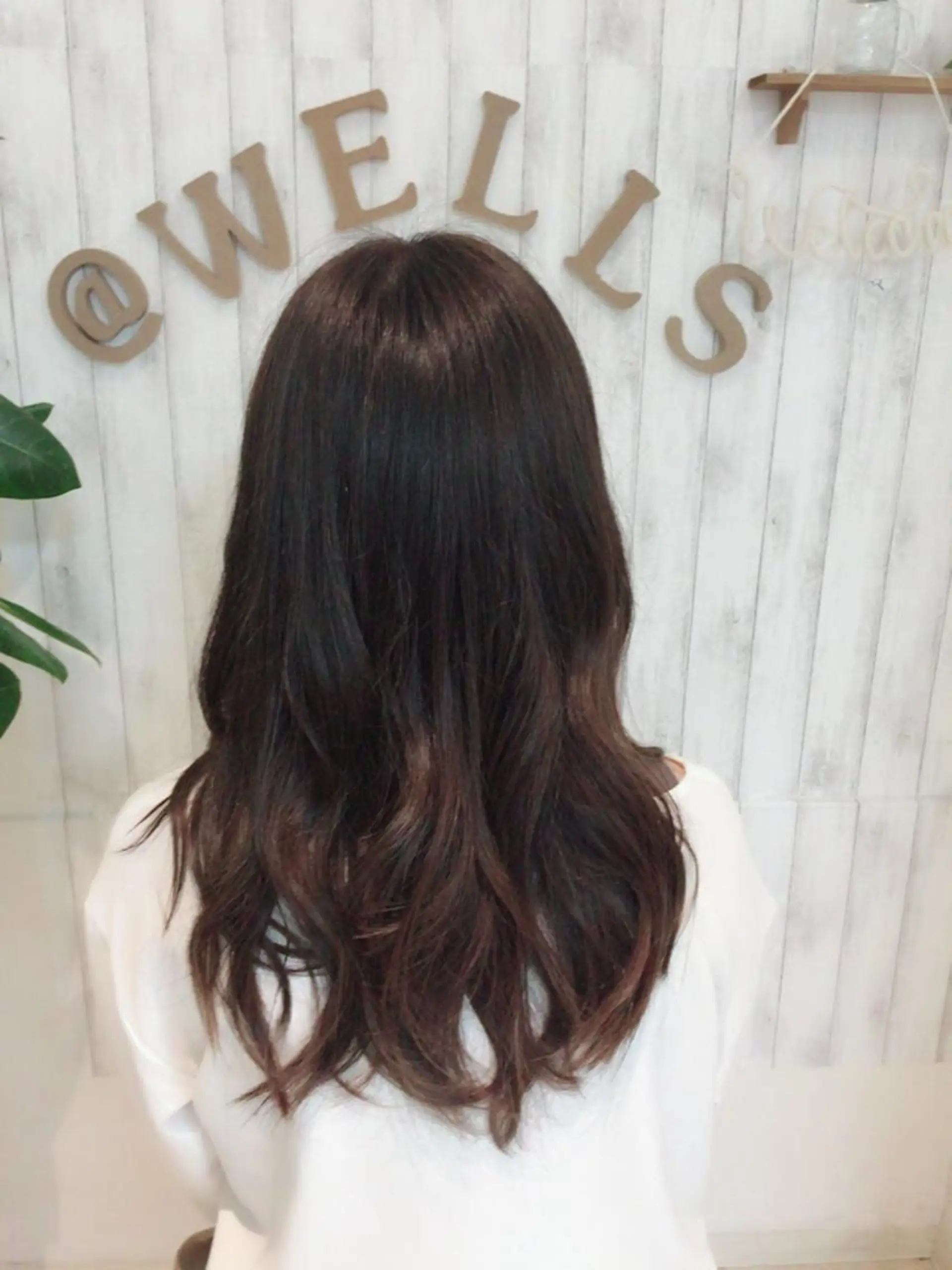 ロング カラー 隅田 美樹のヘアスタイル