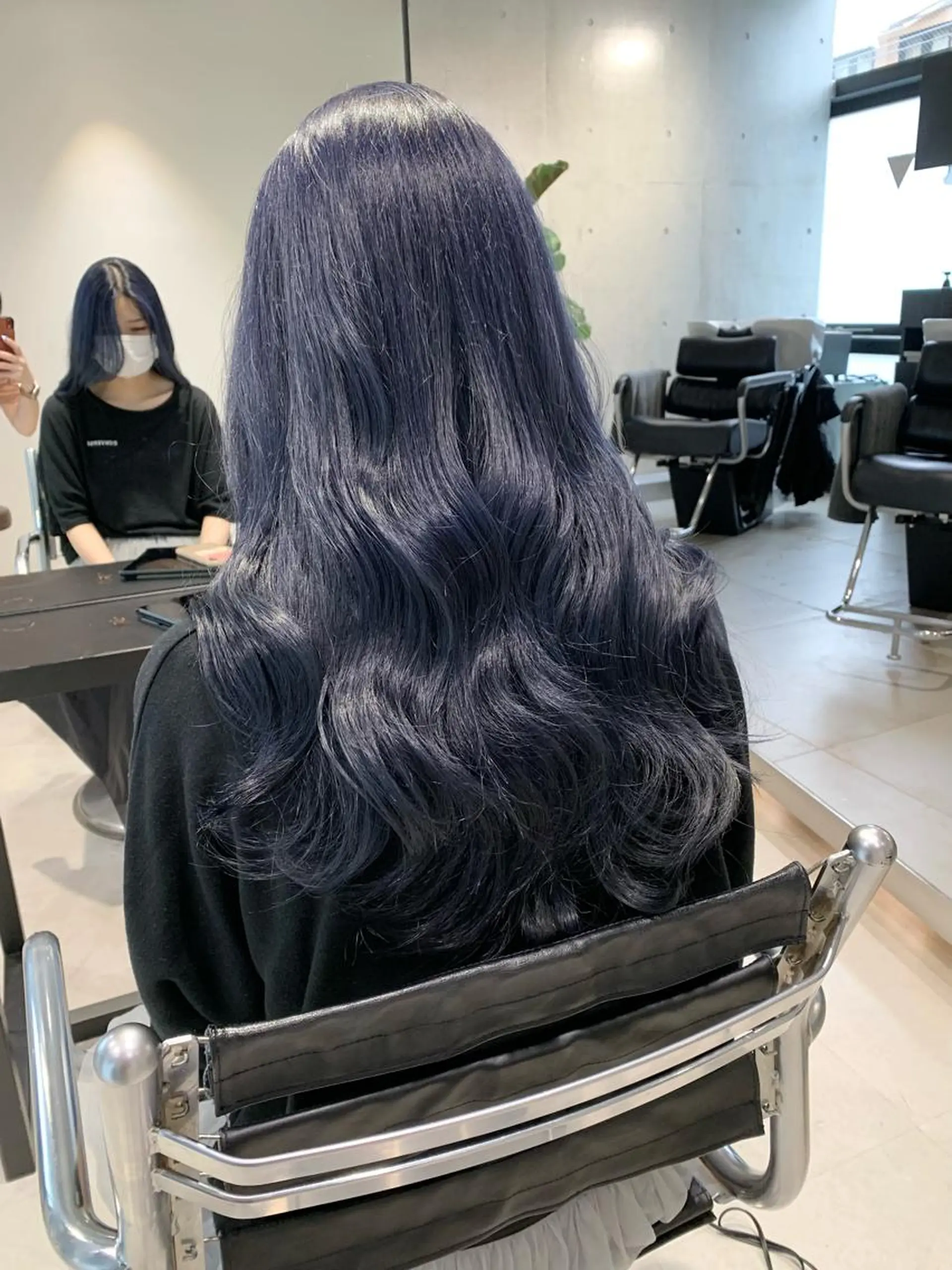 ロング カラー カット ヘアカラー トリートメント ヘッドスパ ヘアセット 透明感/オリーブ/ グレージュ/YUKAのヘアスタイル