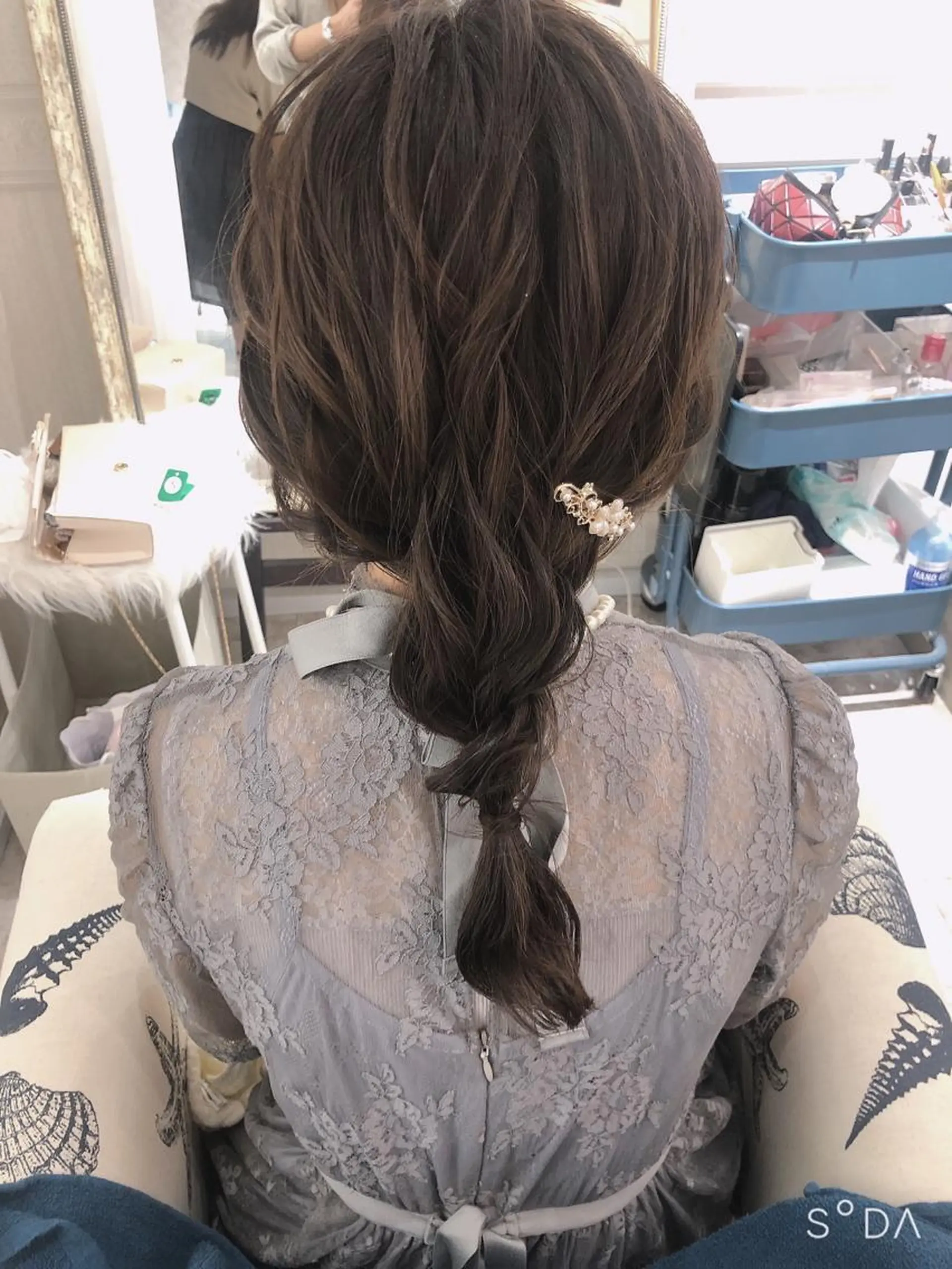 セミロング ヘアセット 六本木/ヘアセット /hairmakeのヘアスタイル