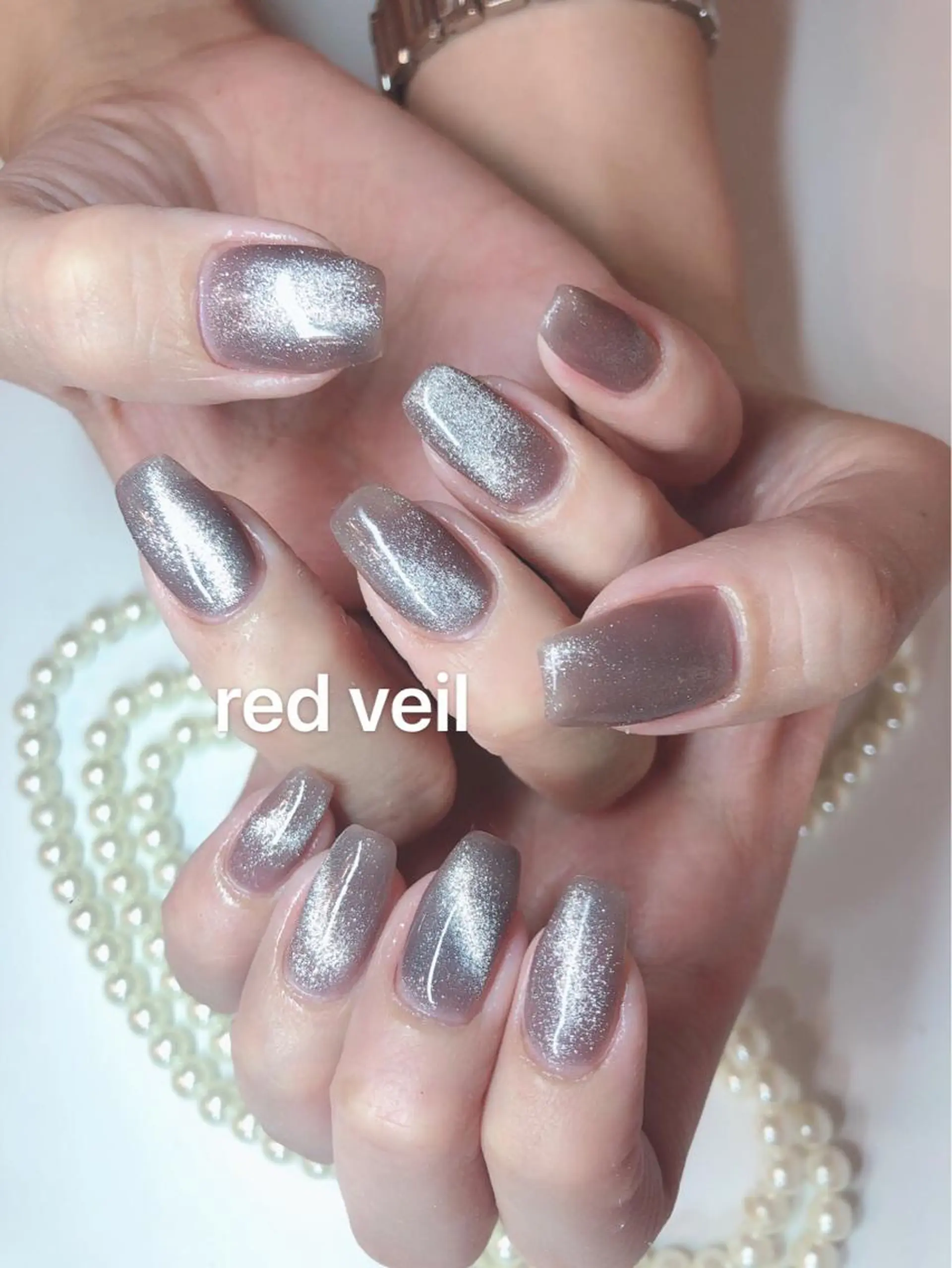 ミディアム ネイル ハンドネイル 長さ出し専門 nynaのネイルデザイン