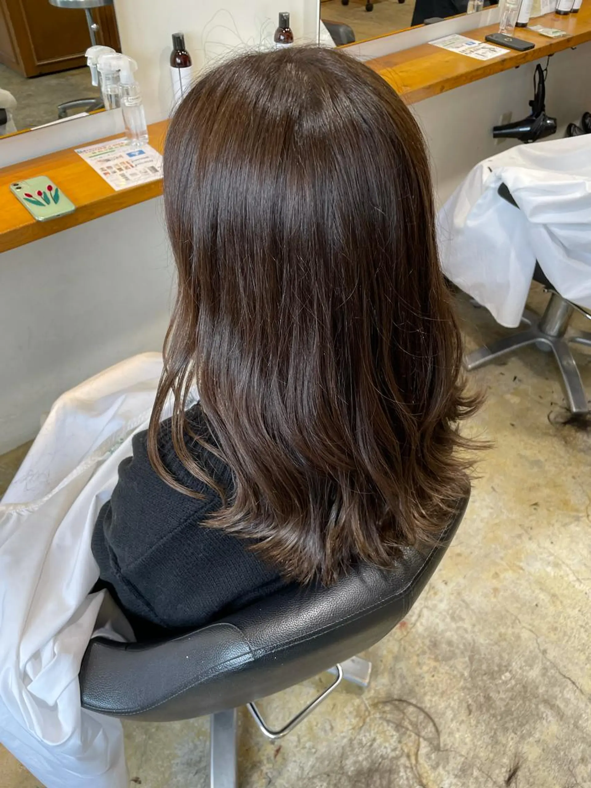 ミディアム カラー ベージュカラー カット ヘアカラー トリートメント MIOベージュカラー 柔らかいカラーのヘアスタイル