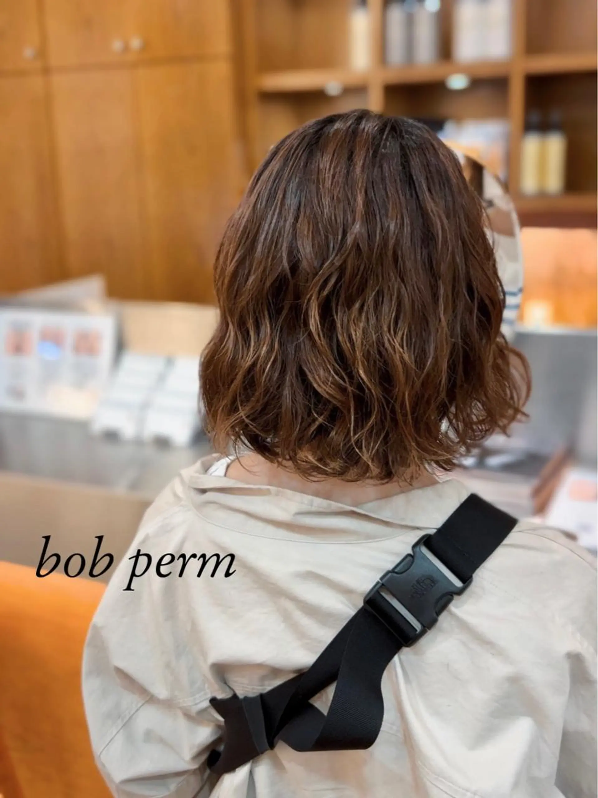 ミディアム パーマ ヘアアレンジ 高橋胡桃🪽 ディレクターのヘアスタイル