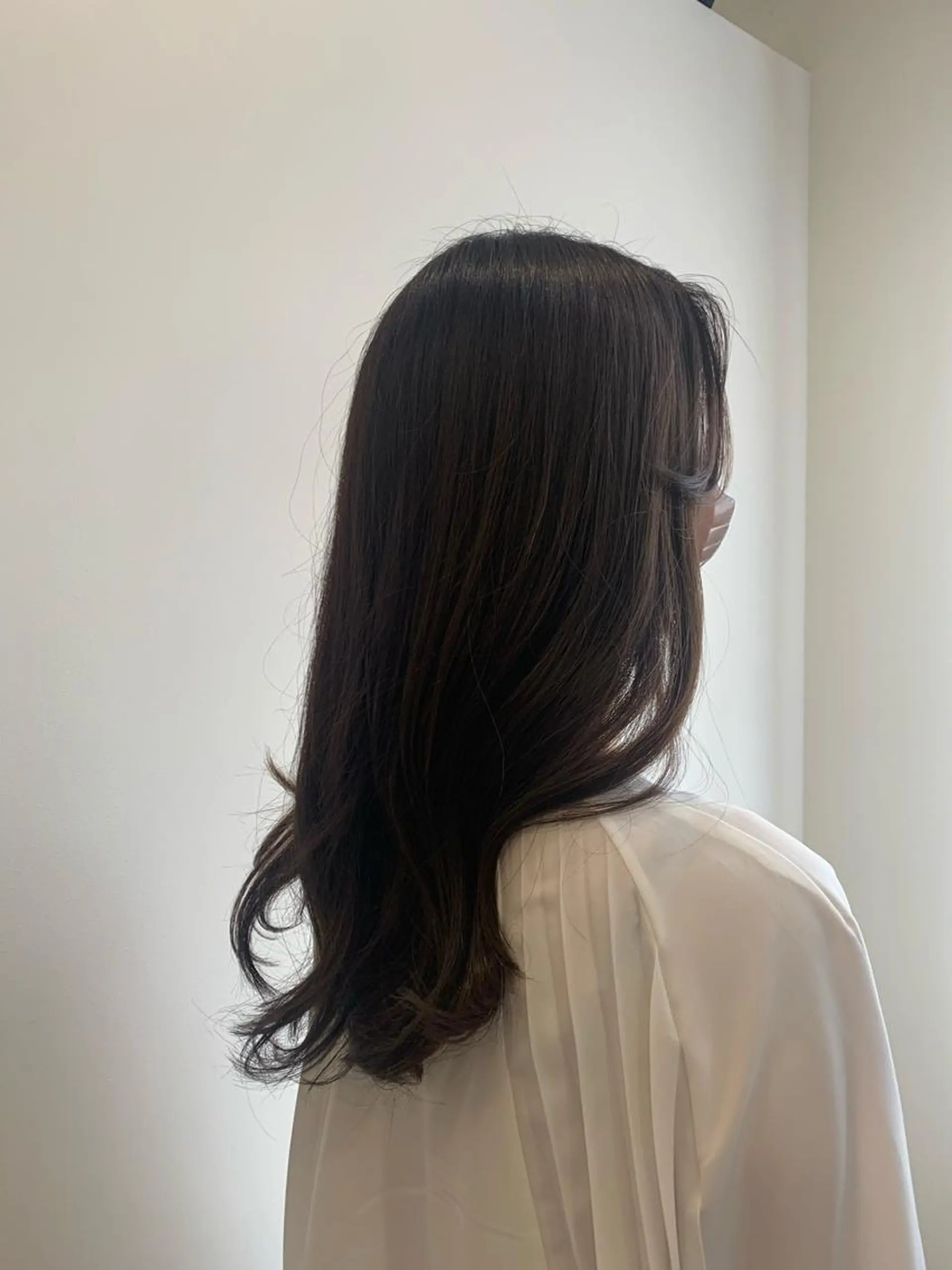 ロング カラー ブラウンカラー ココアブラウン イルミナカラー エギョモリ 現地韓国ヘア🇰🇷 Chisaki치사키のヘアスタイル