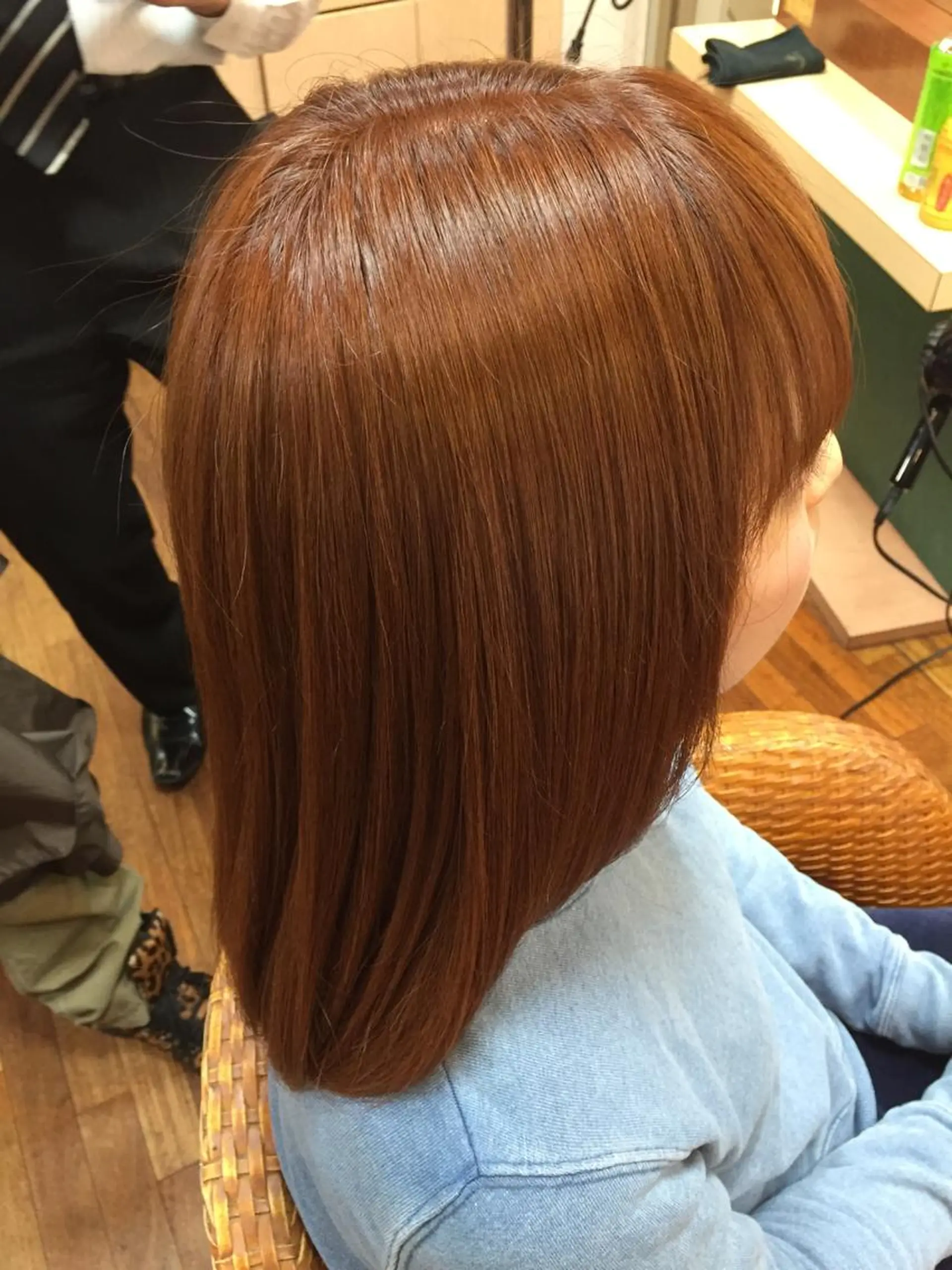 カラー ブラウンカラー オレンジ オレンジブラウン 鈴木 隼人のヘアスタイル