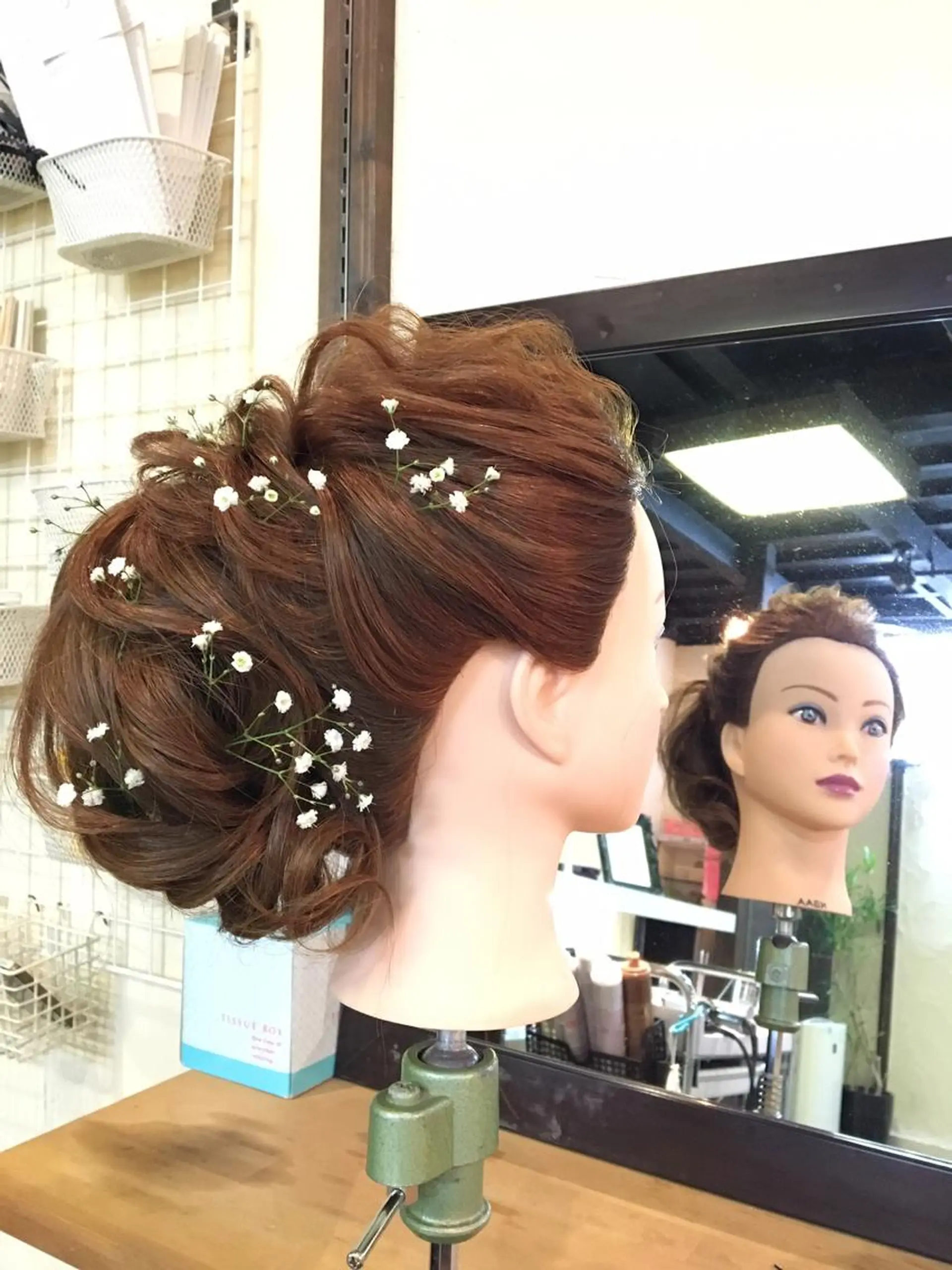 ロング カラー パーマ ヘアアレンジ キッズ ヘアセット brille ~eyelash~のマツエク・マツパデザイン