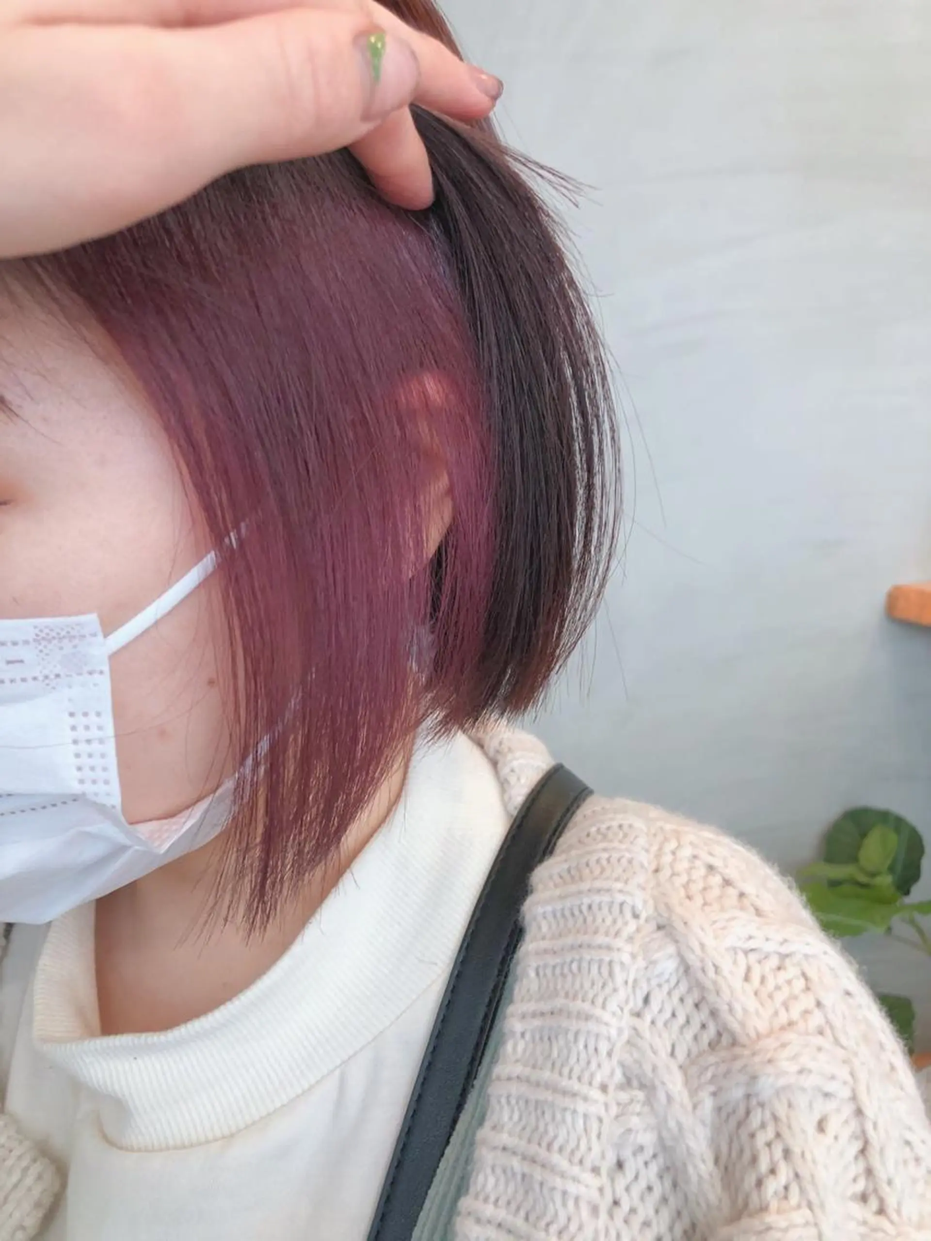 ショート カラー マンツーマン／韓国 ヘア‎Amiのヘアスタイル