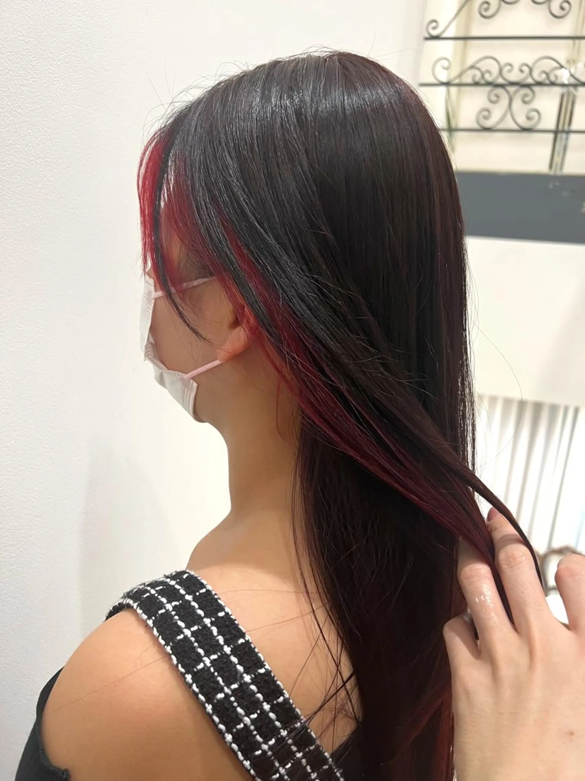 セミロング カラー ヘアアレンジ ヘアカラー トリートメント ヘッドスパ ヘアセット Lani5710所属・🌈インナーカラー ‘ショウマ’🌈のヘアスタイル