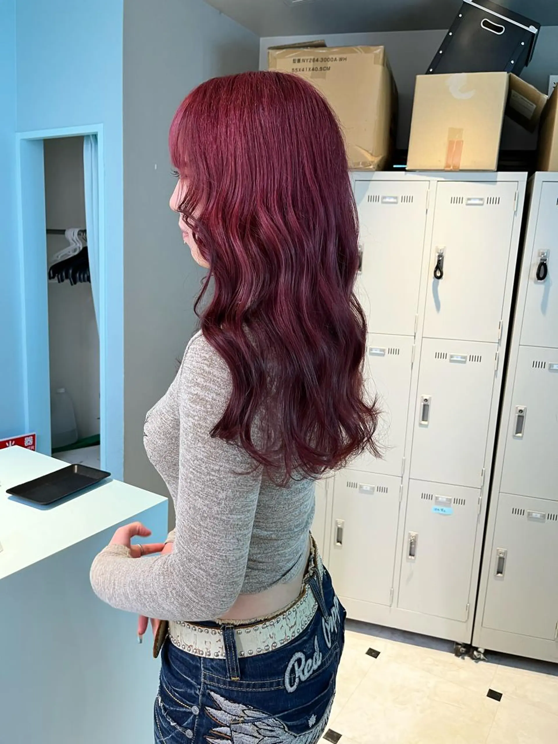 セミロング カラー ヘアアレンジ 愛されカラー🩷 はるなのヘアスタイル