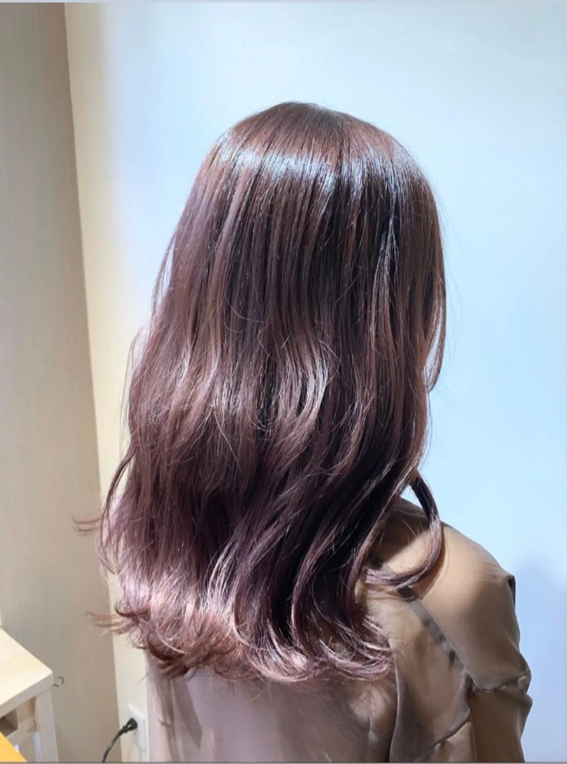 セミロング カラー 髪質改善縮毛矯正 kosuke_IJKのヘアスタイル