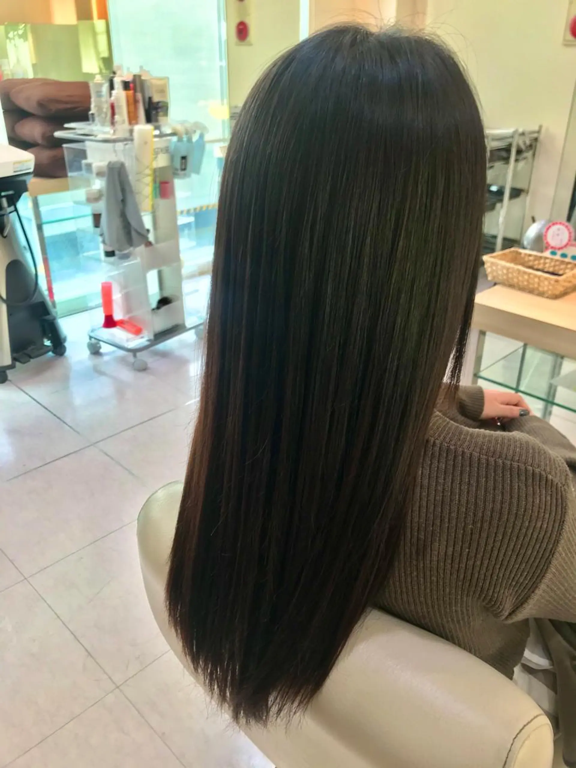 ロング 縮毛矯正 後藤 瑞季のヘアスタイル