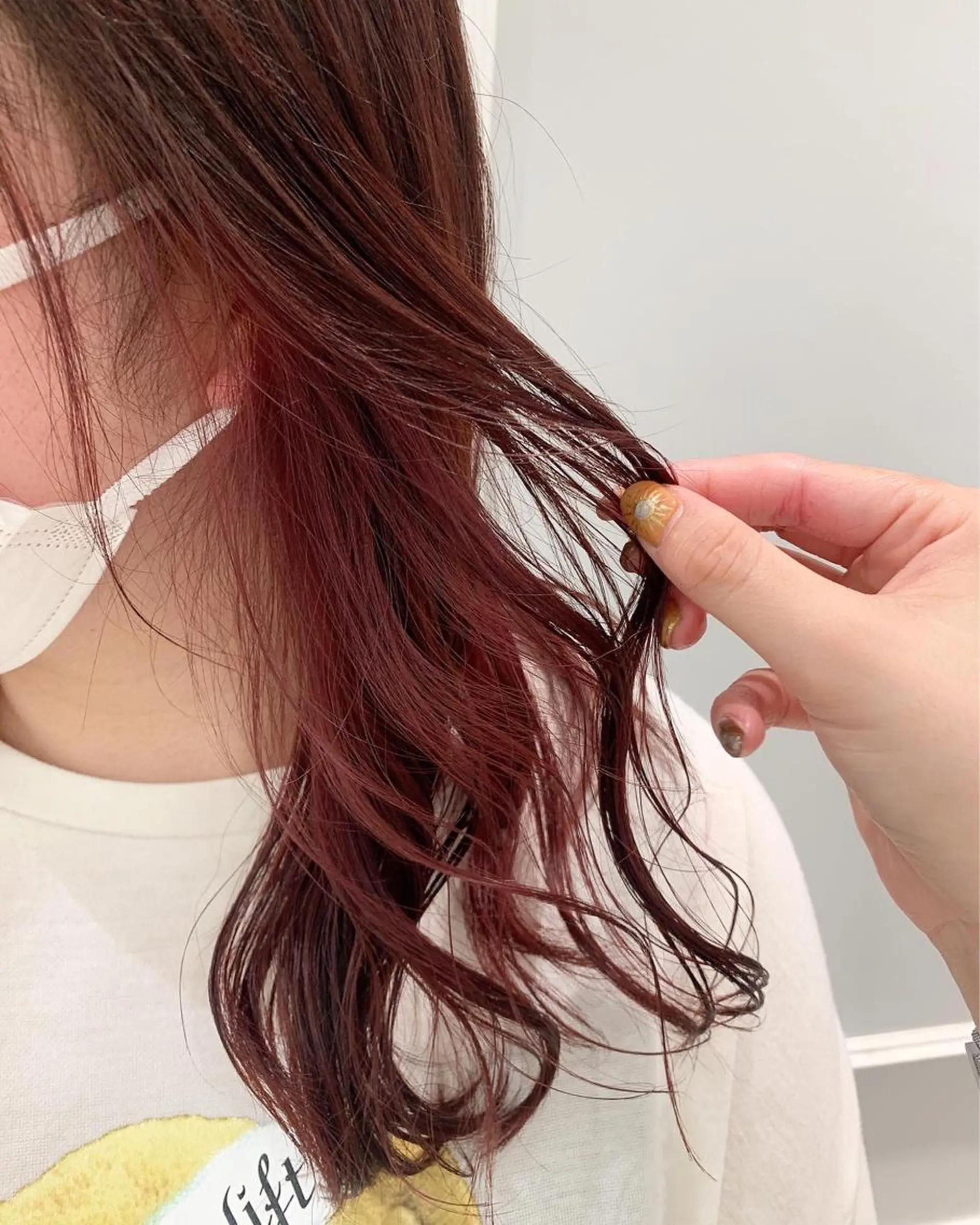 セミロング カラー ヘアカラー トリートメント 🦖鶴岡香純🦖 産休中のヘアスタイル