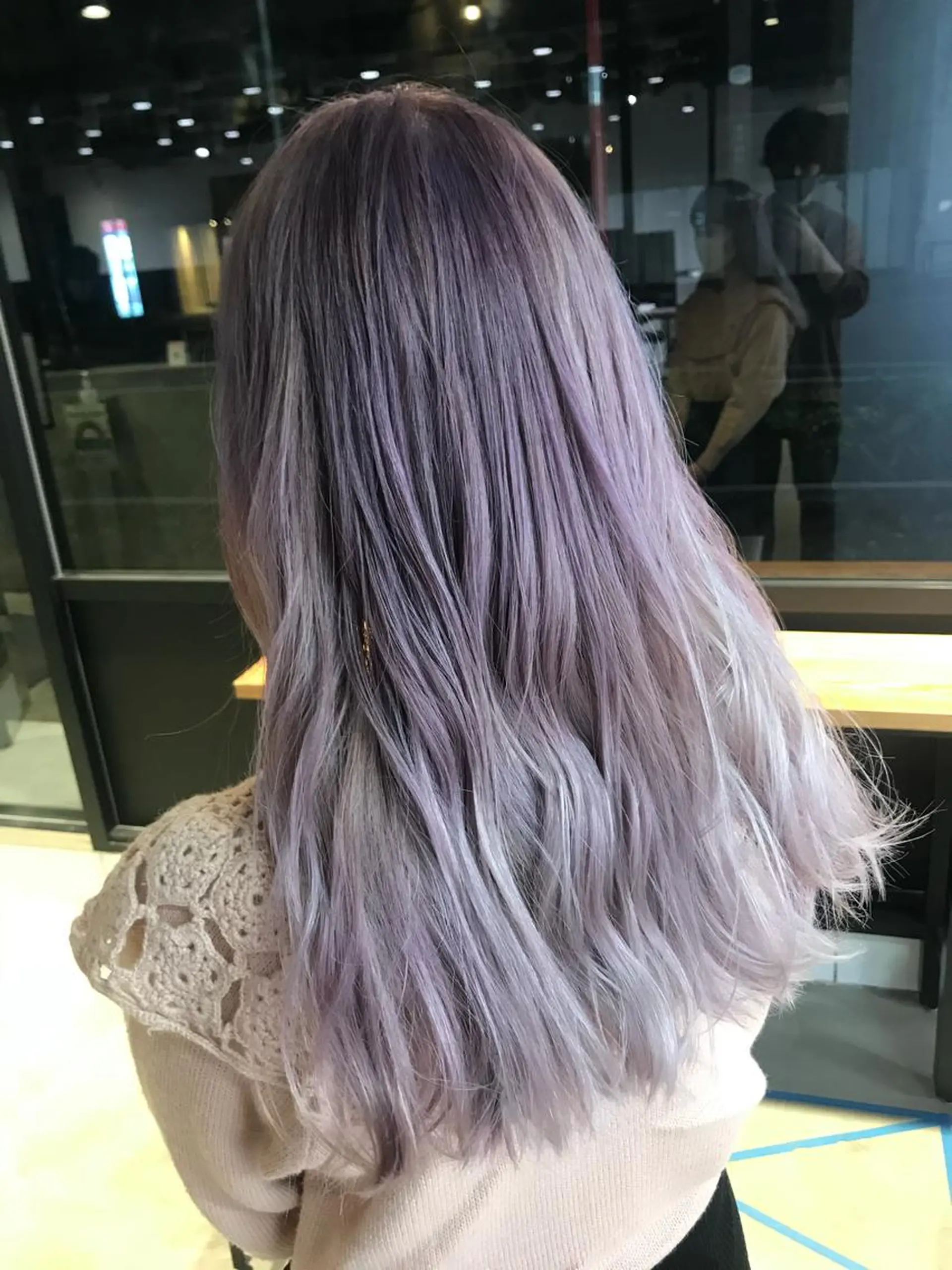 セミロング 縮毛髪質改善特化 阿部はるかのヘアスタイル