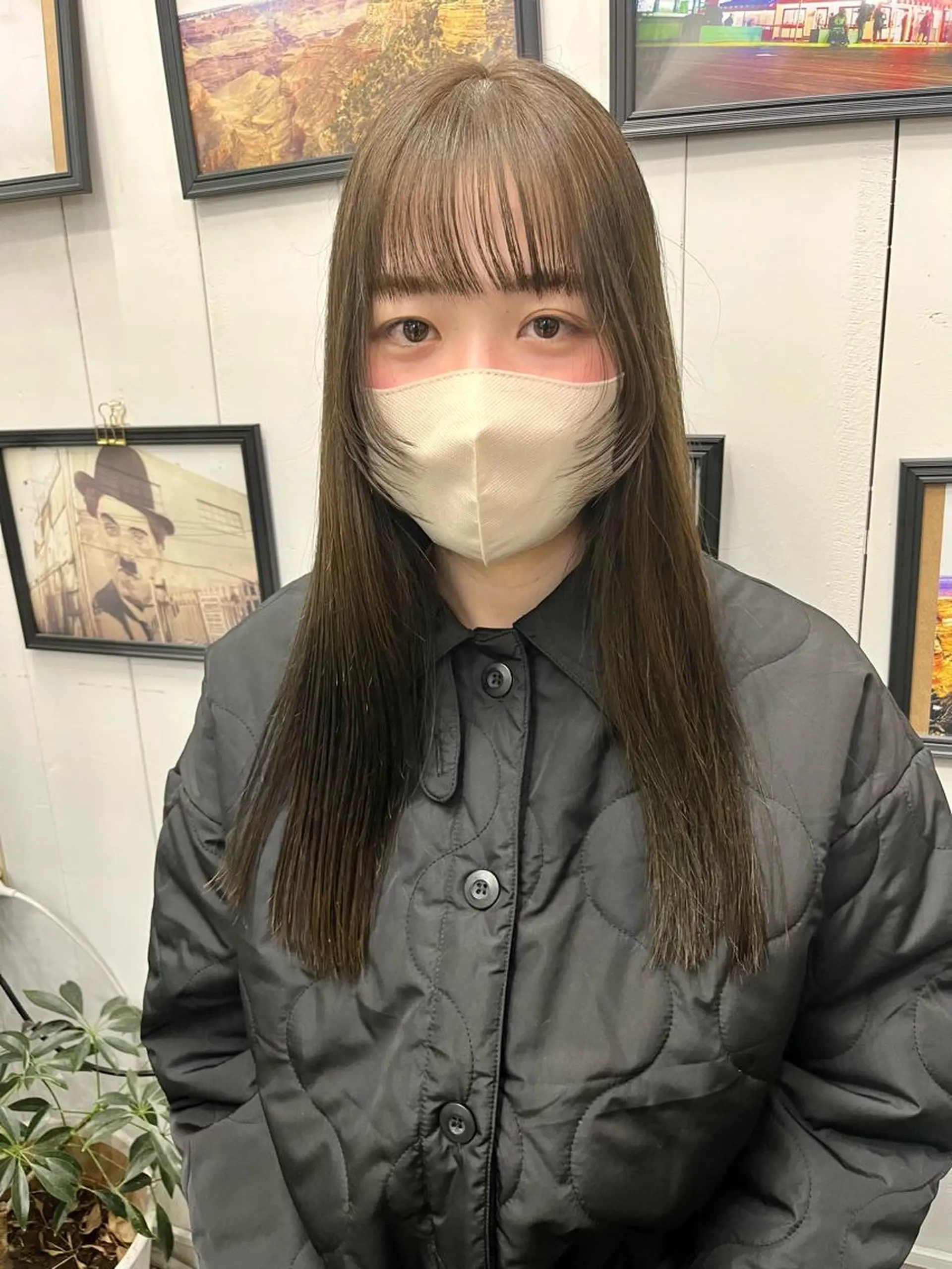 ロング 顔まわりレイヤー レイヤーカット レイヤーカット/艶髪 🌈高橋遥香🌈のヘアスタイル