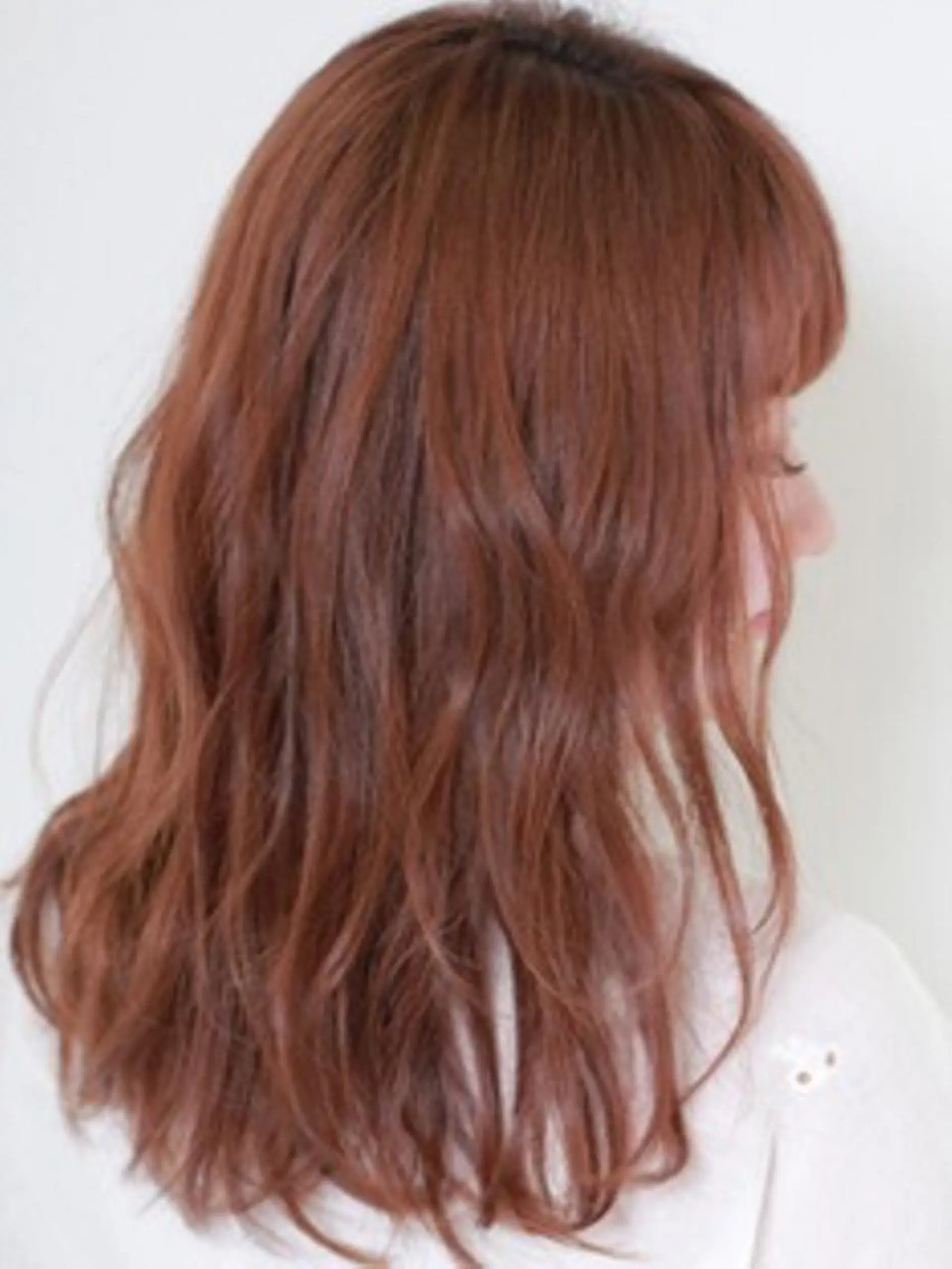 ミディアム 髪質改善\酸熱TR カット【店長】のヘアスタイル