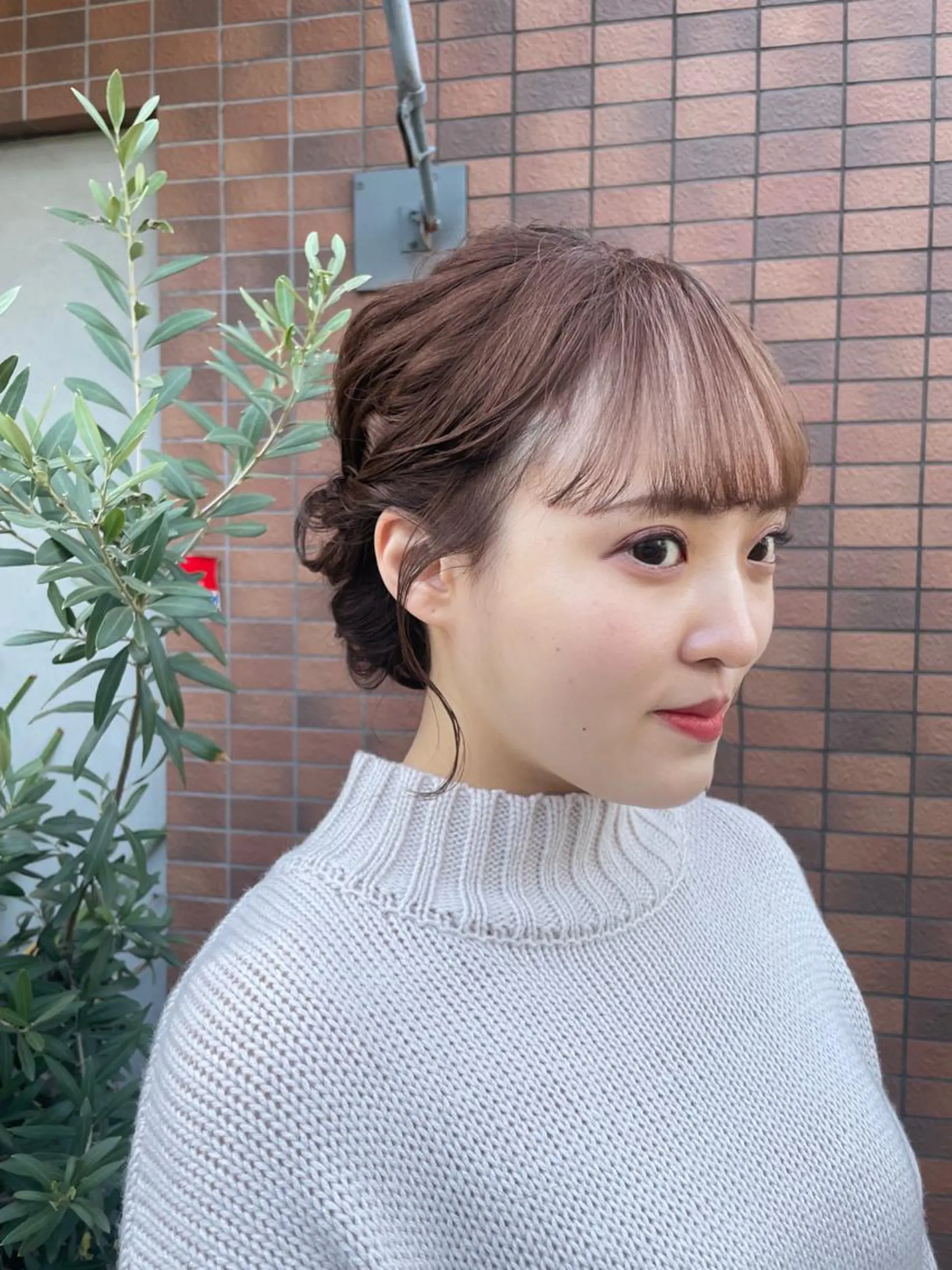 ロング KURIA*⋆ஐ ブリーチ/韓国ヘアのヘアスタイル