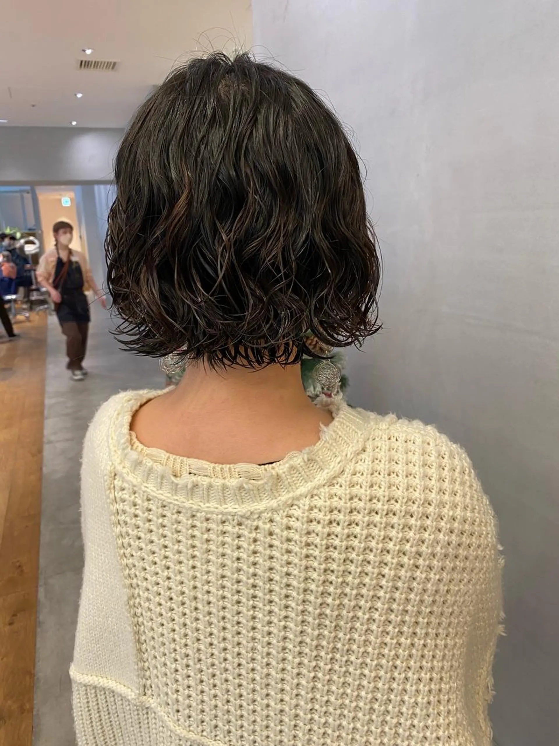 ショート カラー ヘアアレンジ ボブ 、 、のヘアスタイル