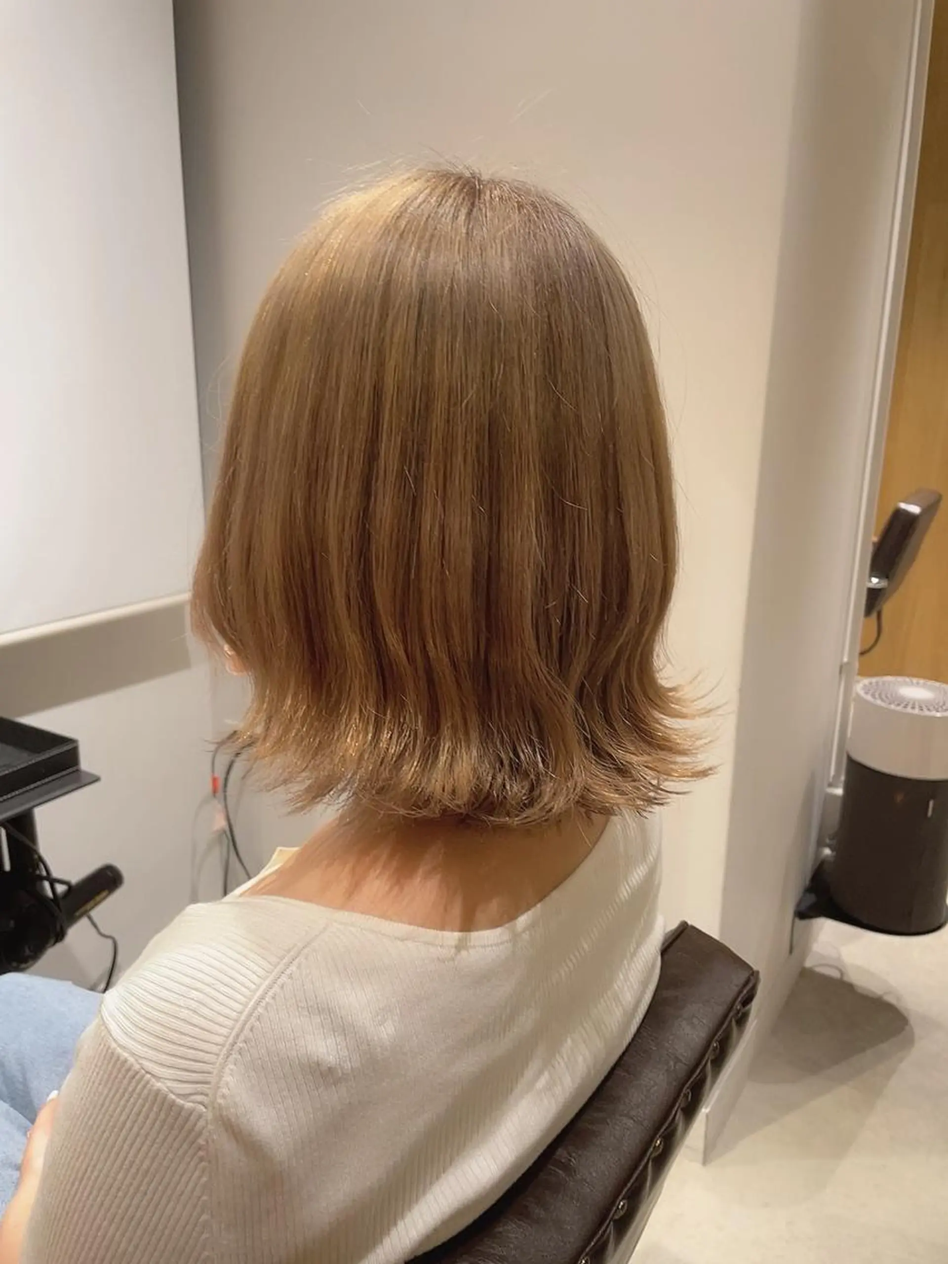 ミディアム カラー カット ヘアカラー トリートメント レイヤー/ハッシュ 渋谷/サッタのヘアスタイル