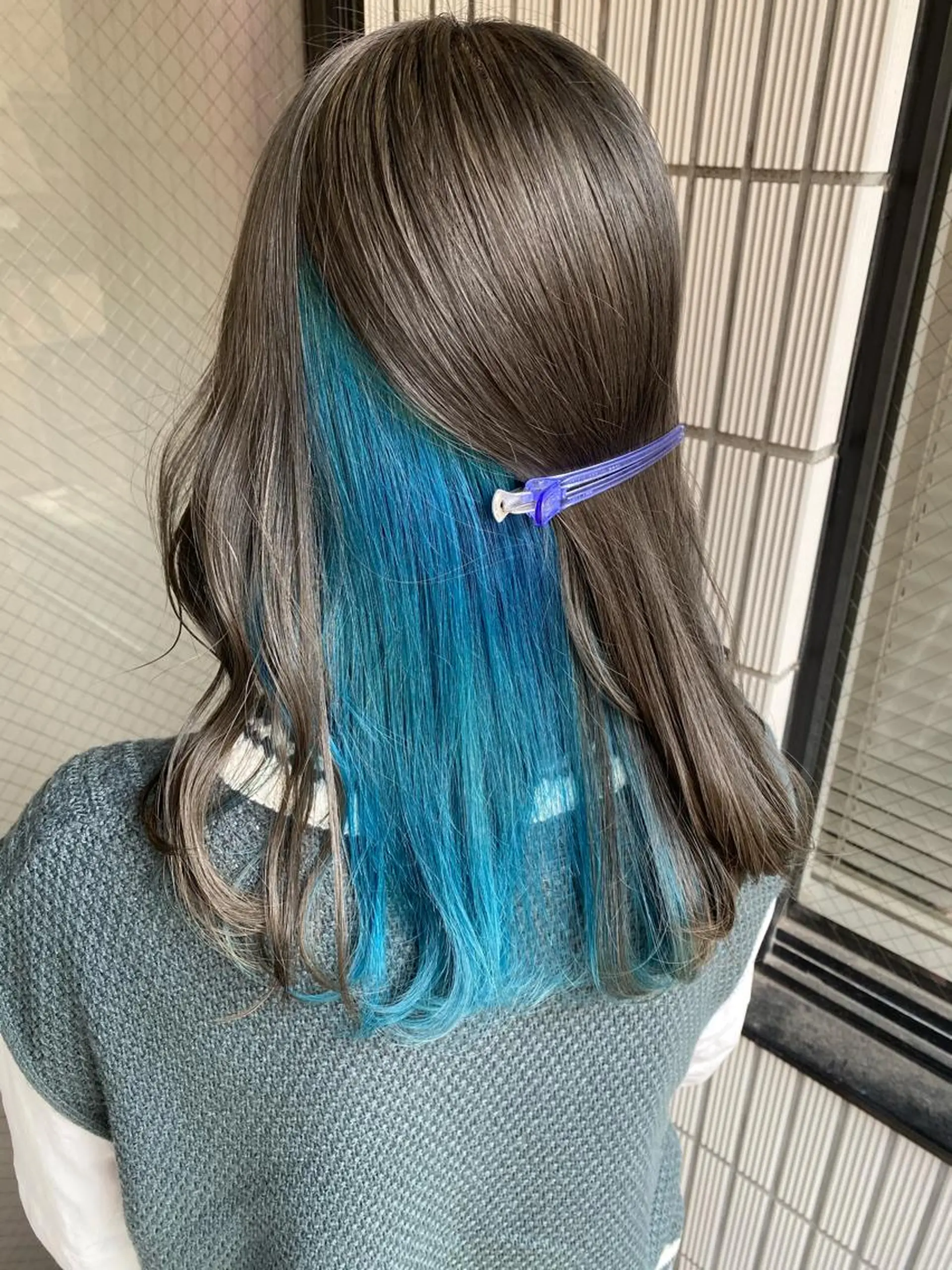 ロング カラー ダブルカラー 韓国ヘアKYONのヘアスタイル