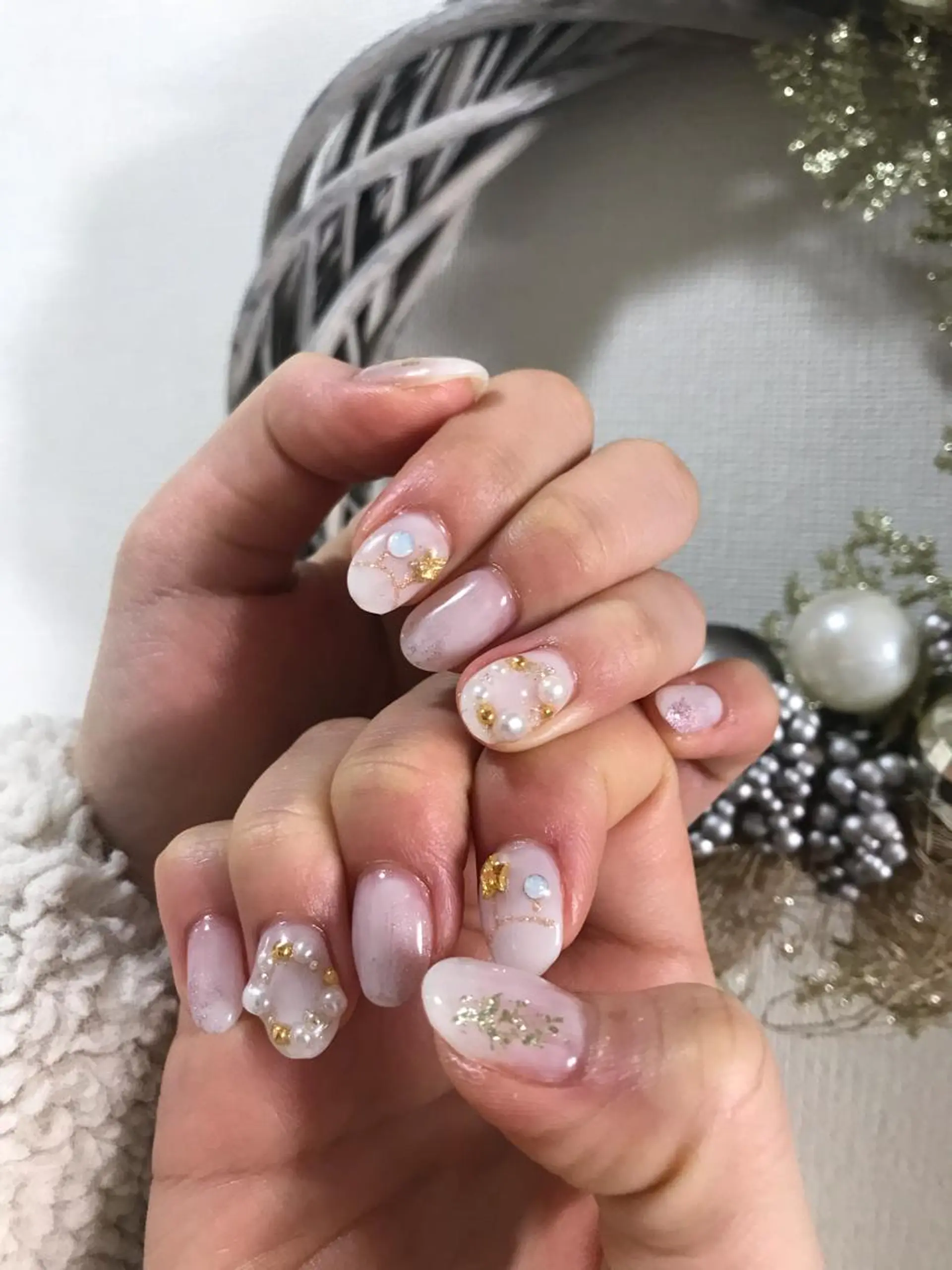 ネイル 冬ネイル クリスマス M`sプライベートサロン所属・Ｍ`s プライベートサロンのエステ・リラクイメージ