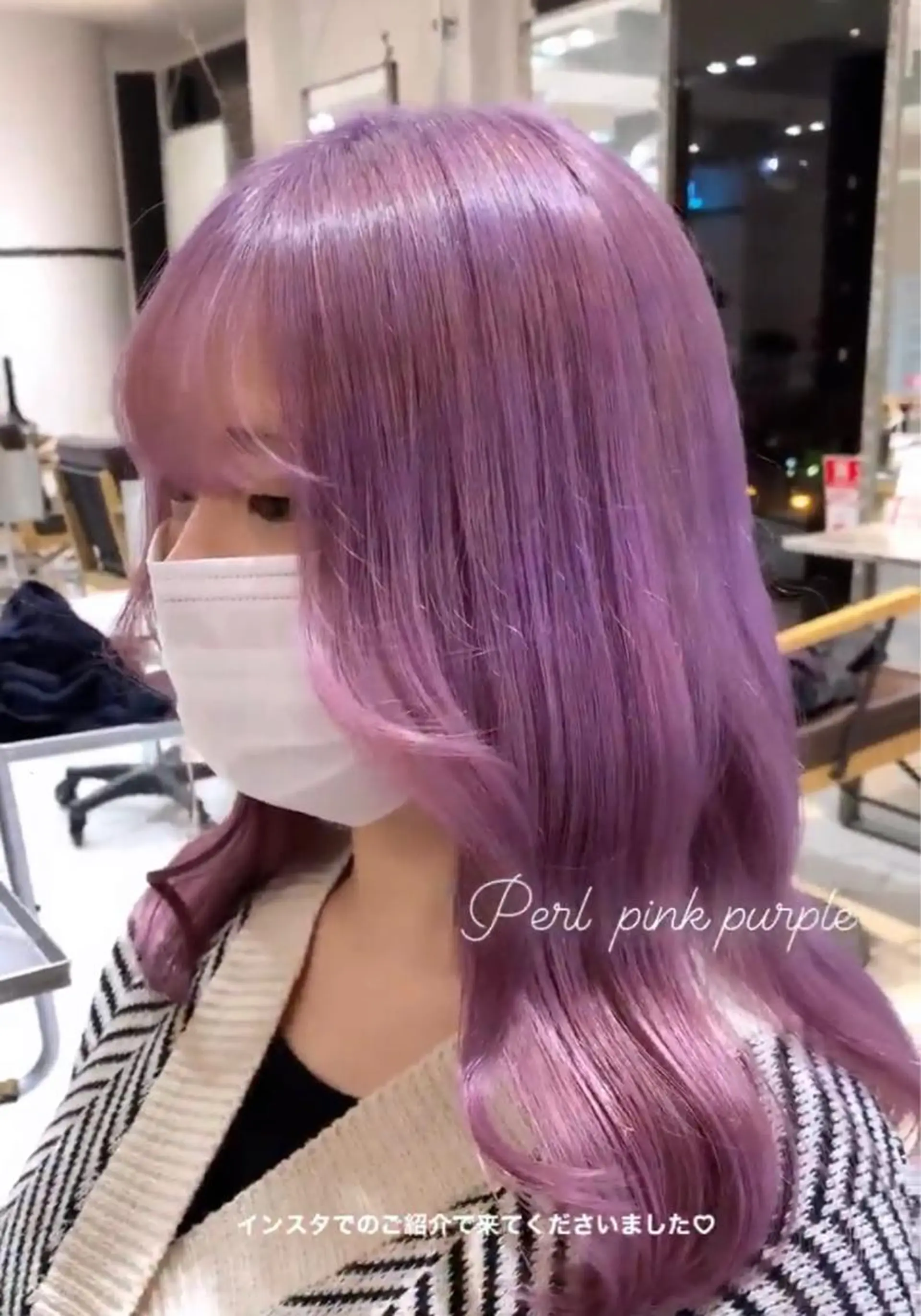 セミロング 大阪韓国ヘア 🦋RINKAのヘアスタイル