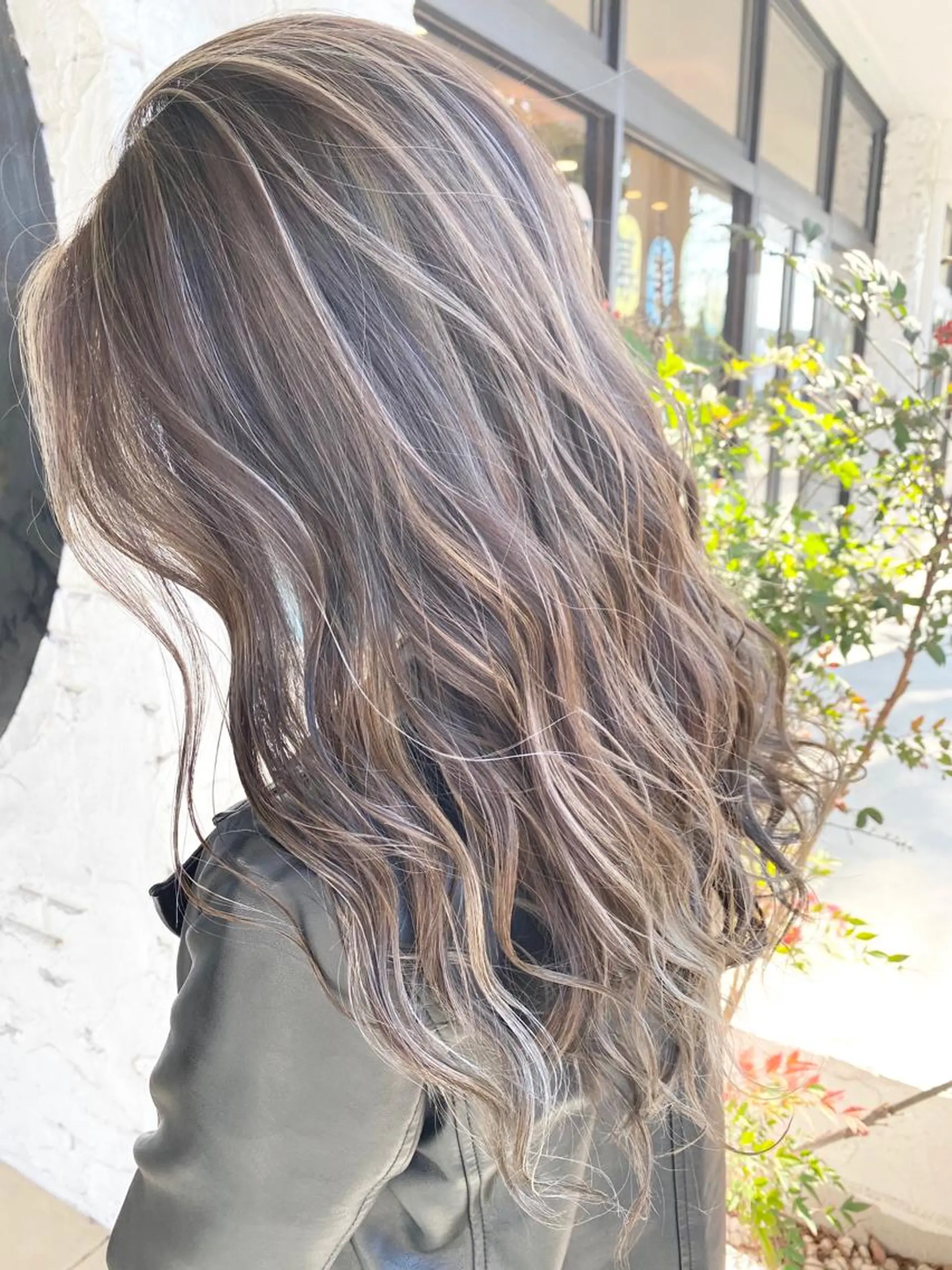 セミロング カラー Gain池下 レディースのヘアスタイル