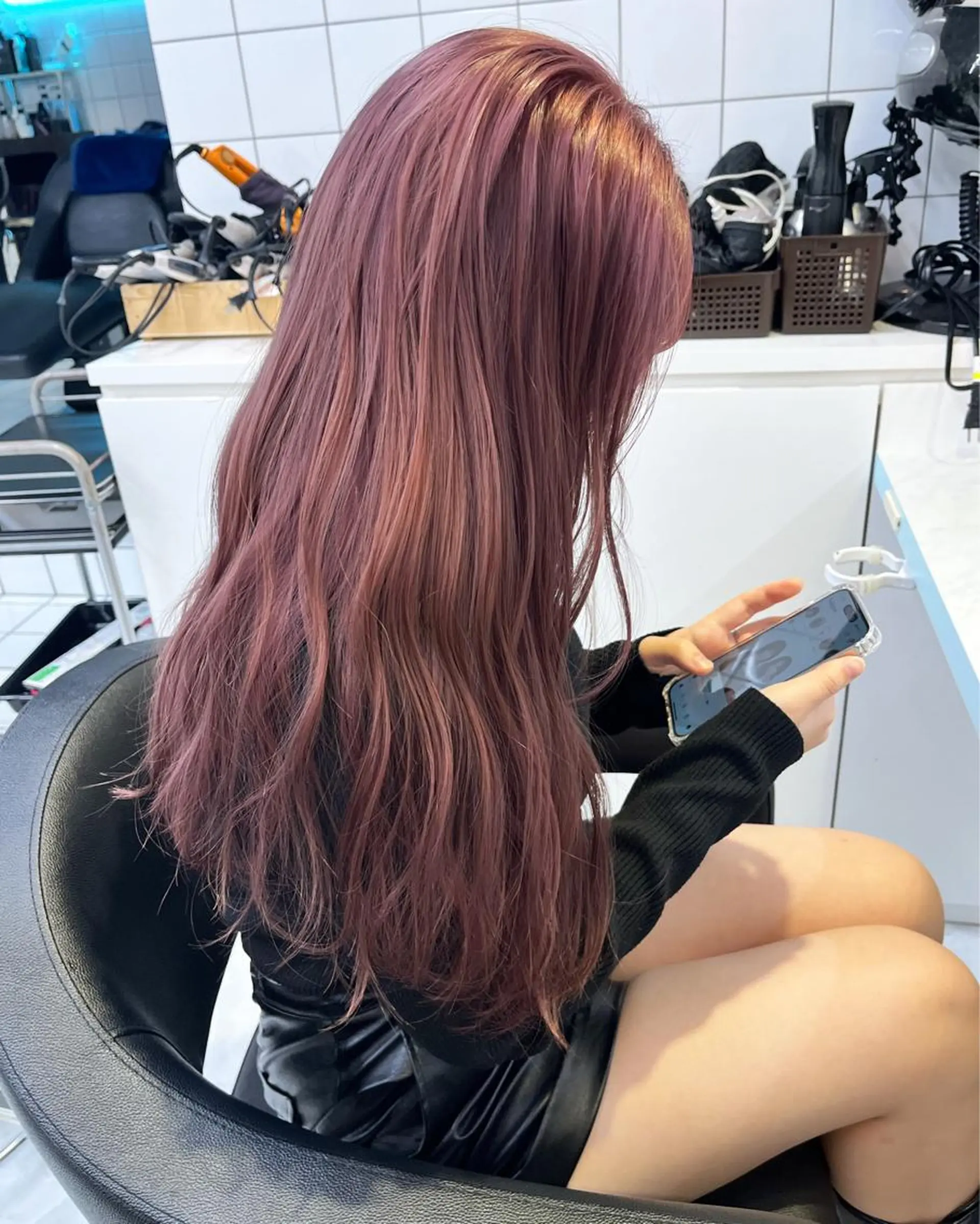 ロング カラー ヘアアレンジ 愛されカラー🩷 はるなのヘアスタイル