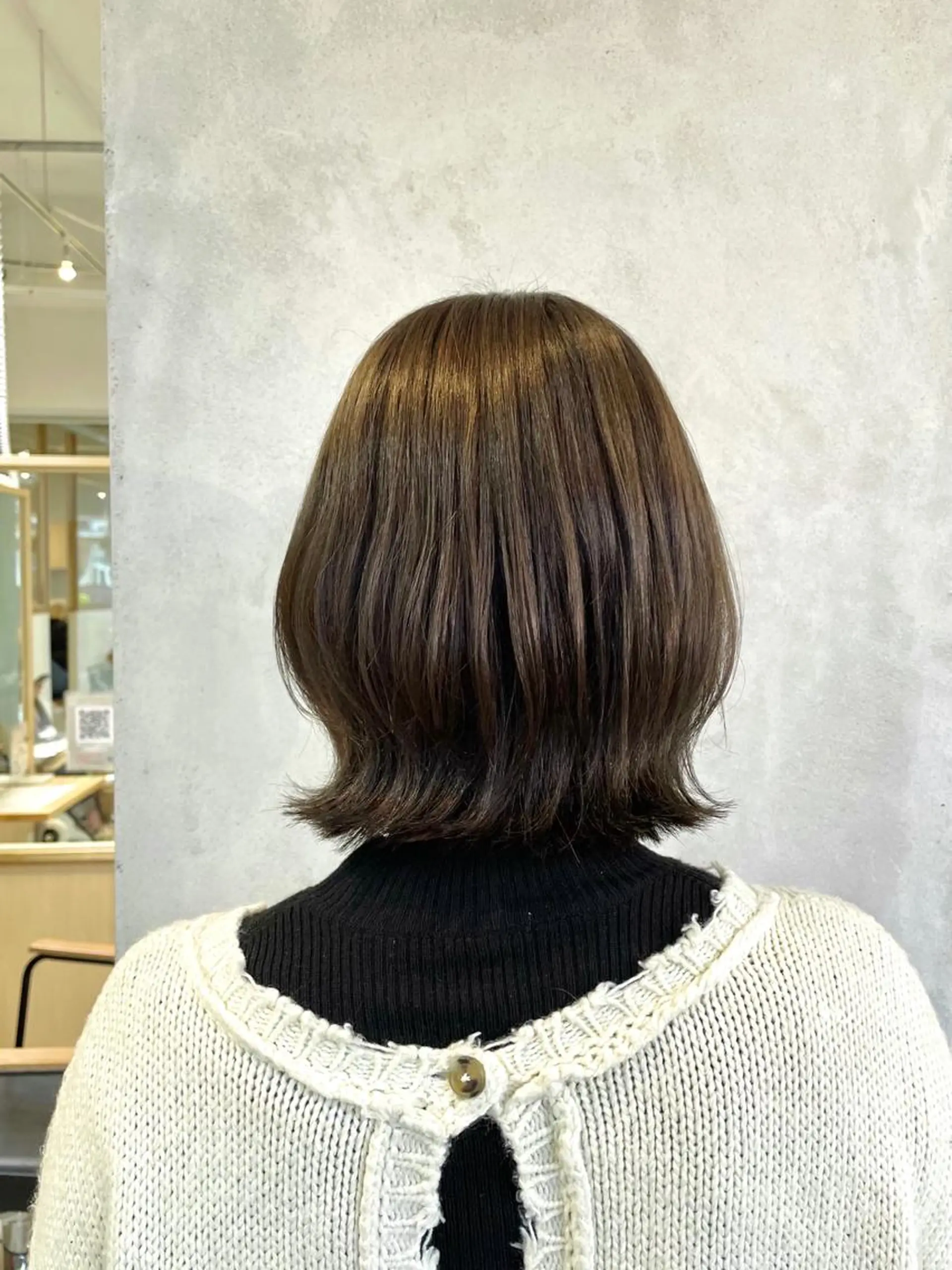 ミディアム カラー オリーブカラー mareka/顔周り /透明感カラー🤍のヘアスタイル