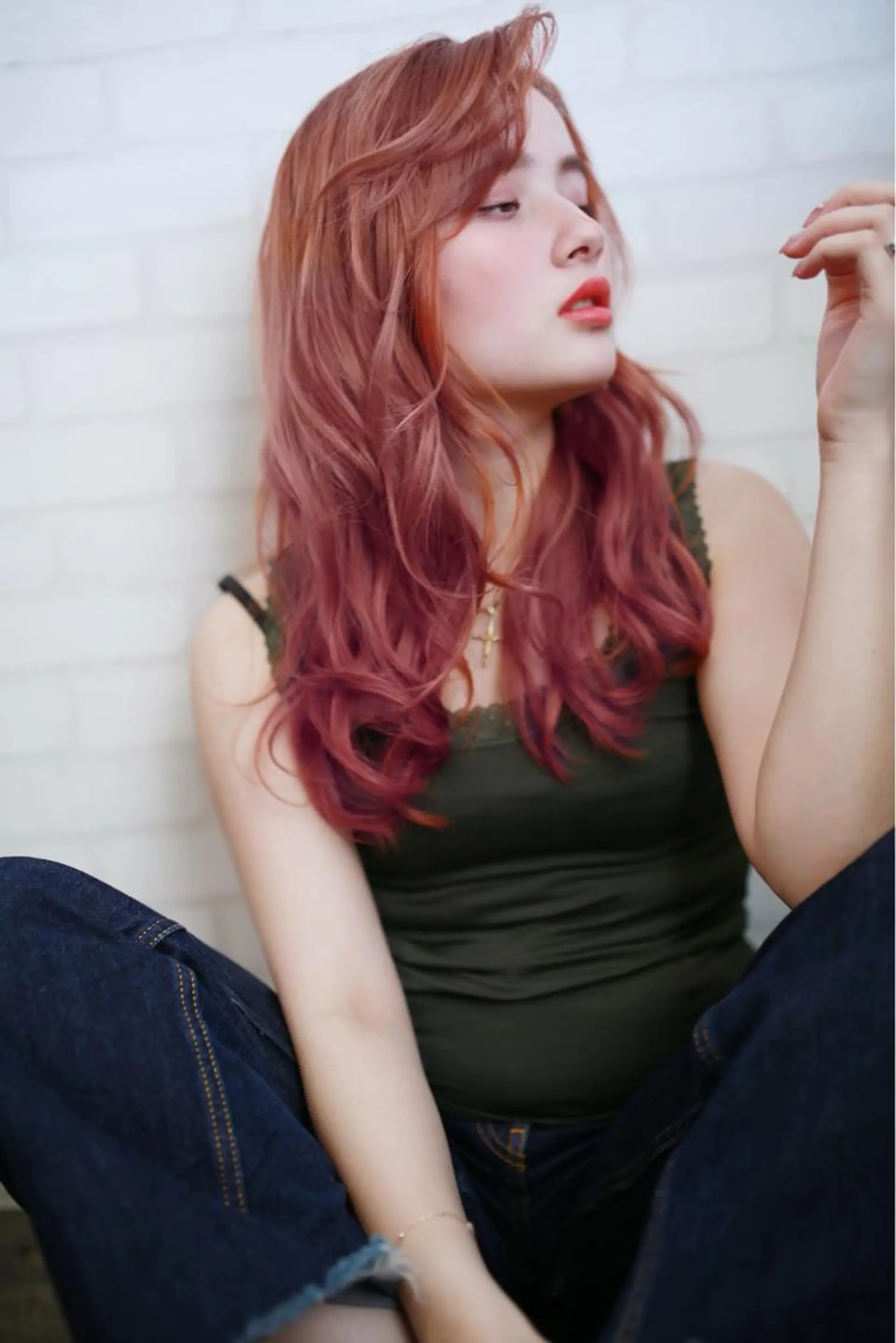 セミロング カラー パーマ ヘアアレンジ メンズ キッズ ネイル マツエク・マツパ ヘアカラー トリートメント premier modelsのヘアスタイル