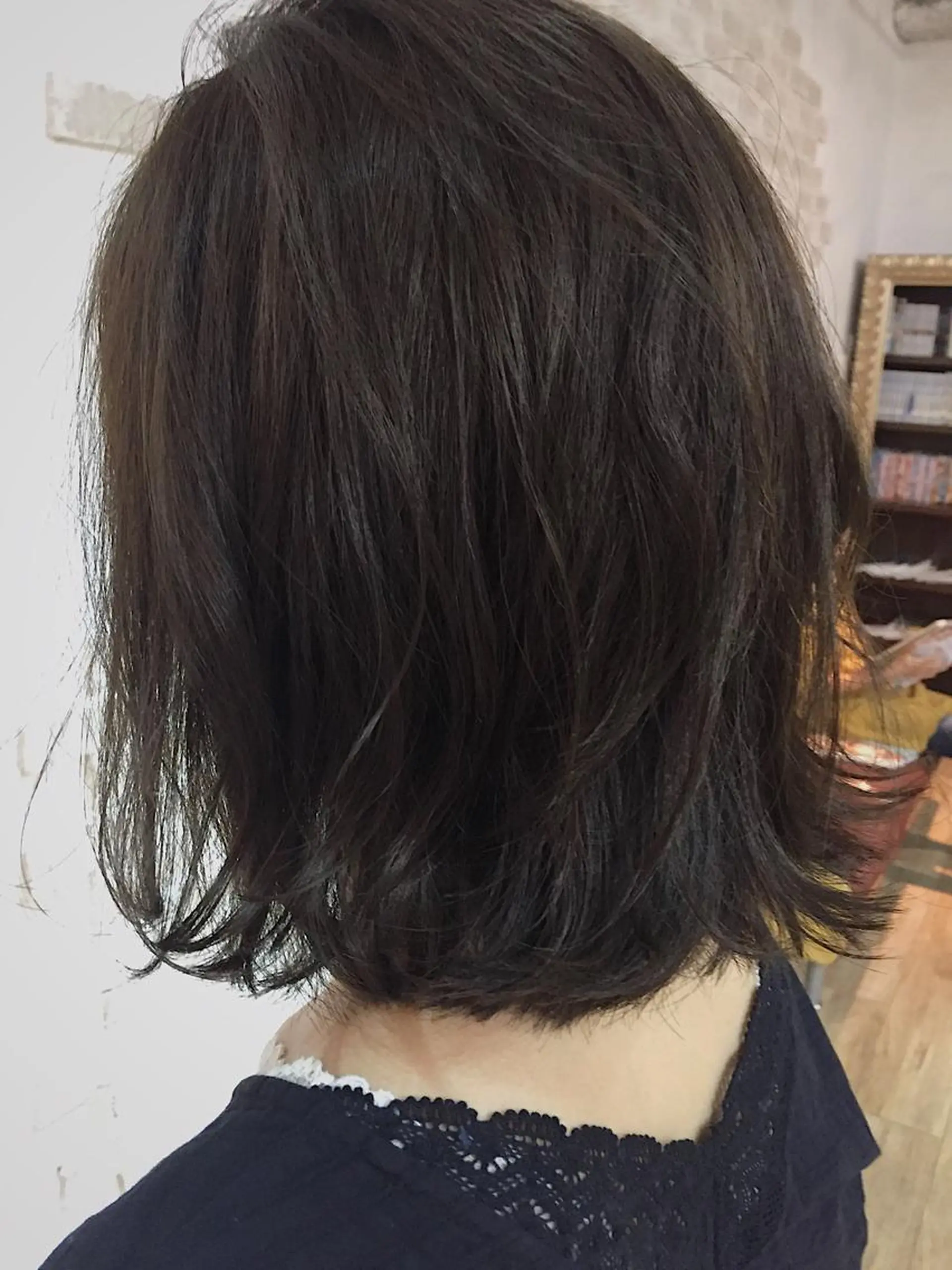 ミディアム カラー ヘアアレンジ ボブ 外ハネヘア ハットリ /北習志野のヘアスタイル