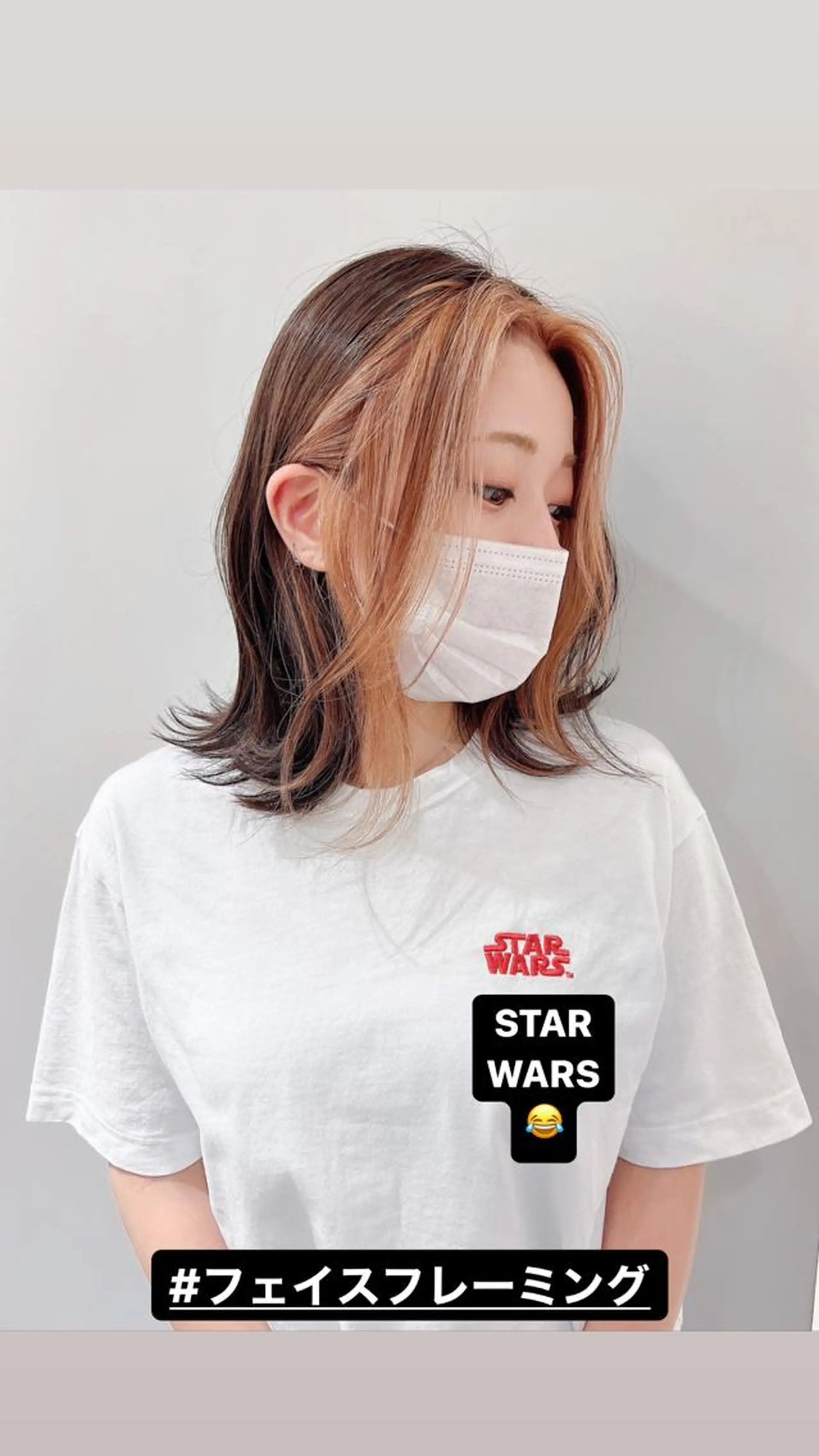 ミディアム カラー ヘアカラー トリートメント LA KING GINZA TOKYO所属・🧡ショートの達人 🧡SHOのヘアスタイル