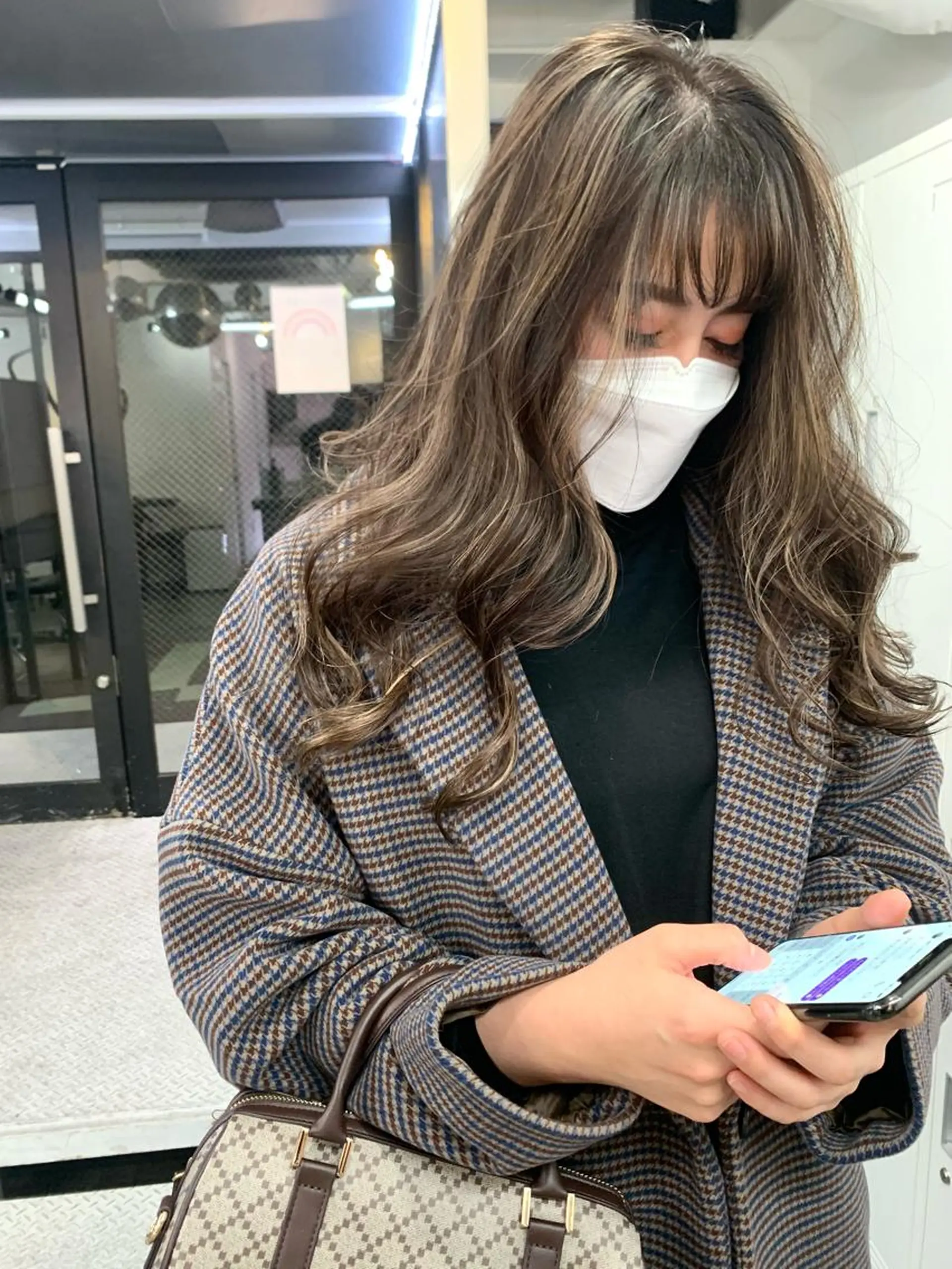 ロング カラー ヘアアレンジ ヘアカラー トリートメント ヘアセット ハイトーン/美髪矯正 🍃大江拓実のヘアスタイル