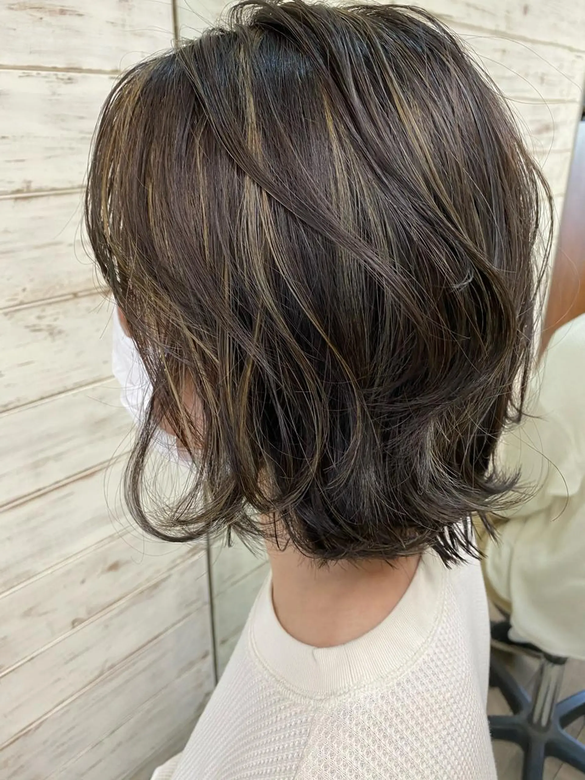 ショート カラー ハイライトカラー ハイライト カット ヘアカラー トリートメント 日比 貴大/ minim hairのヘアスタイル