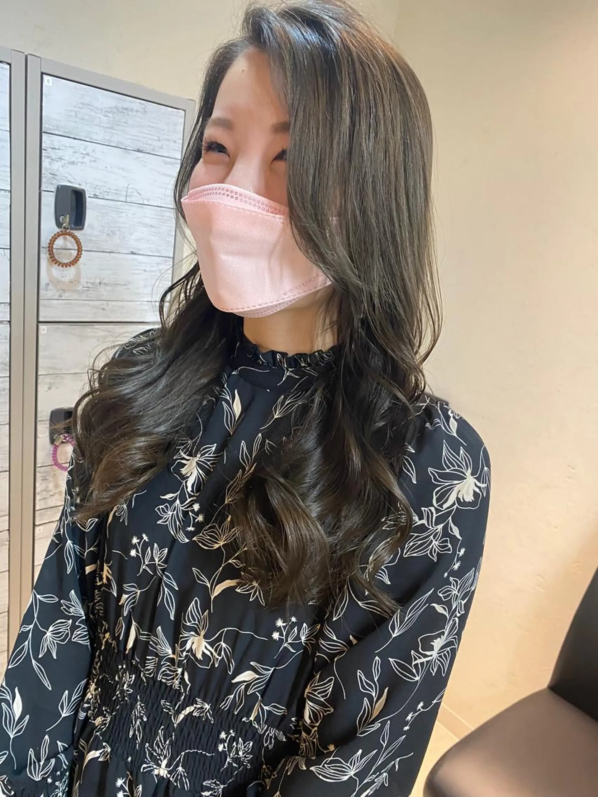 ロング カラー カット ヘアカラー トリートメント 後藤紗英/髪質改善 /オリーブベージュのヘアスタイル