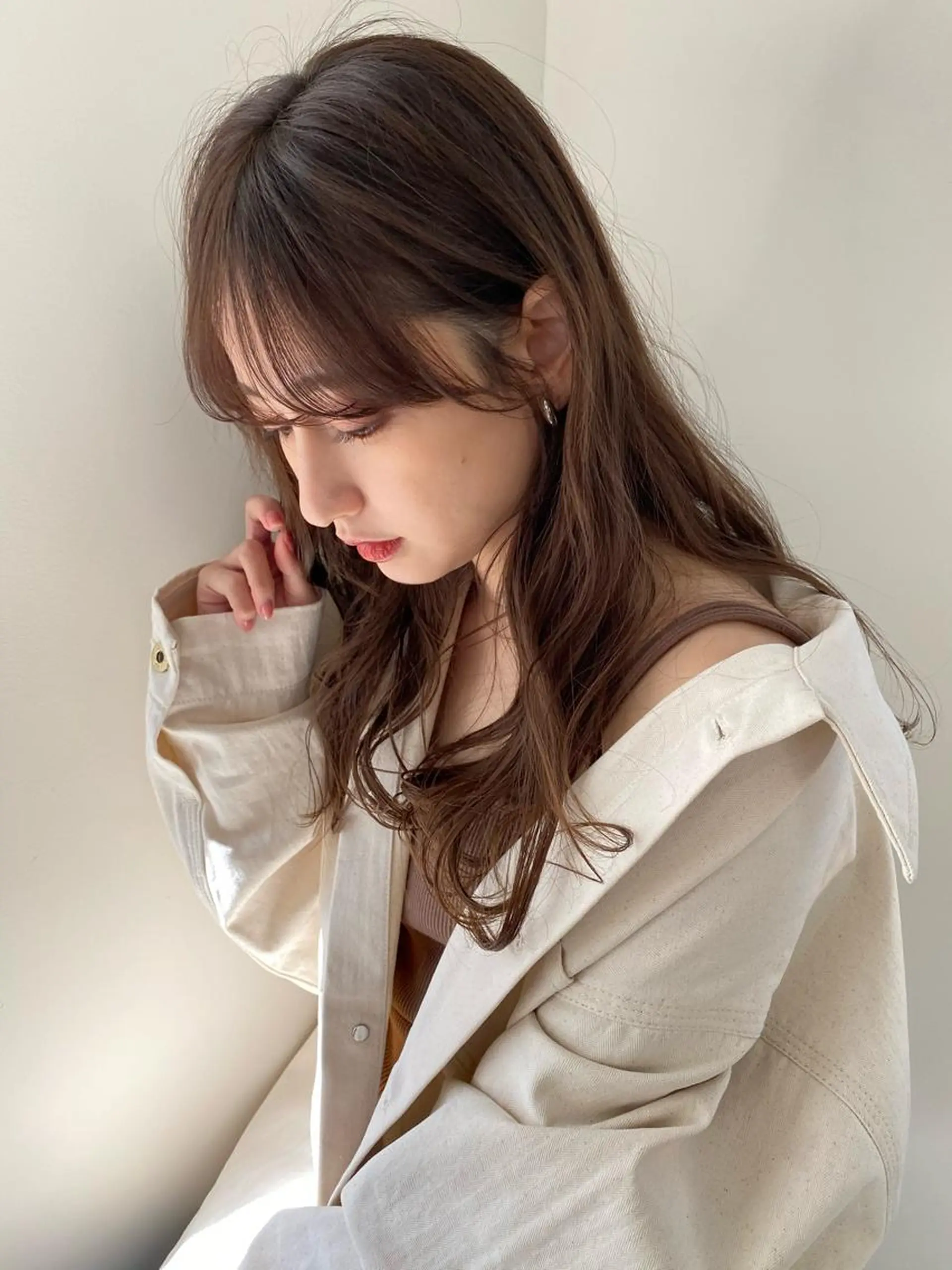 セミロング kohana 🎀韓国ヘア🎀🤍のヘアスタイル