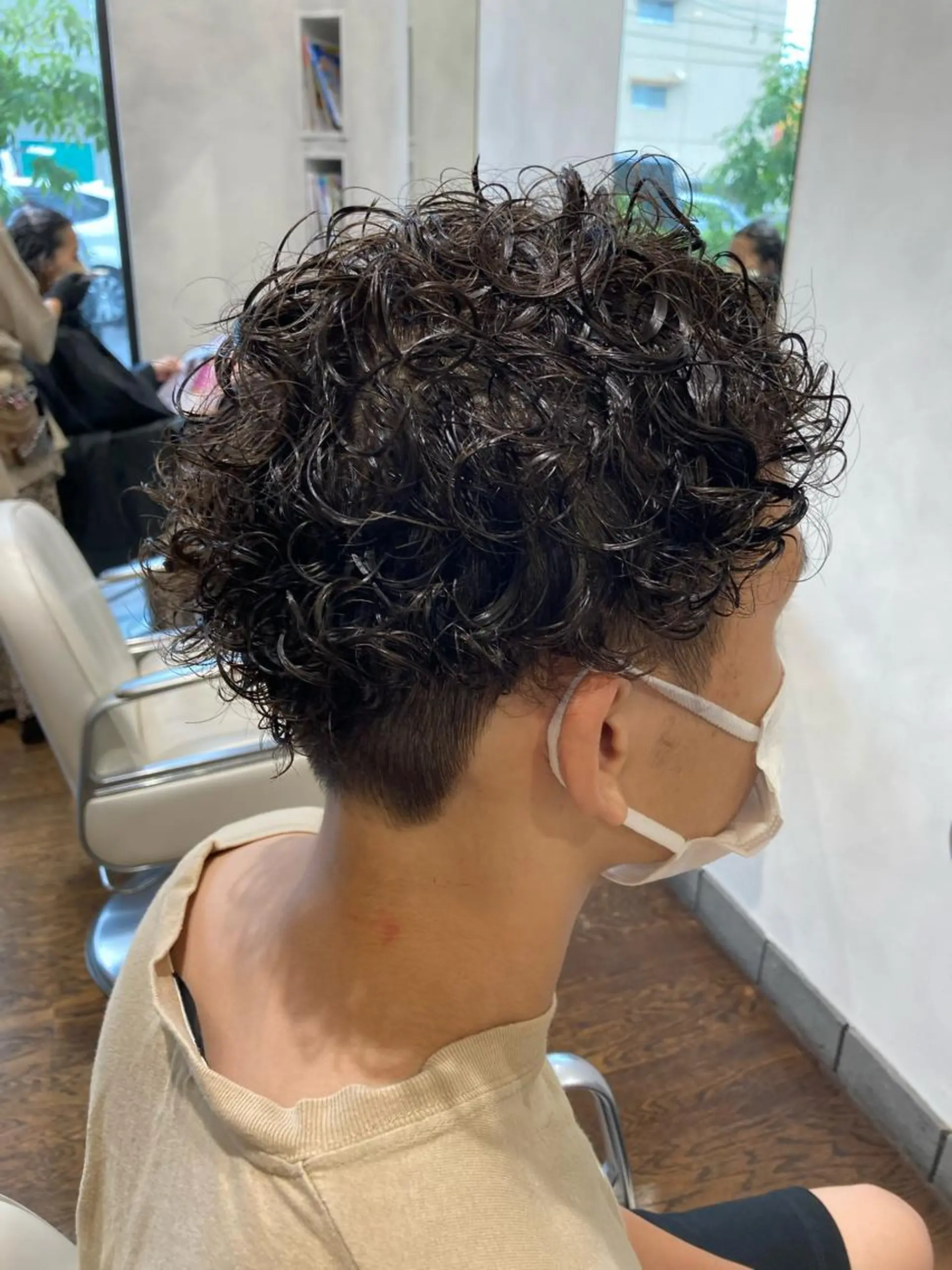 パーマ メンズ カット パーマ 加藤 泰地のヘアスタイル