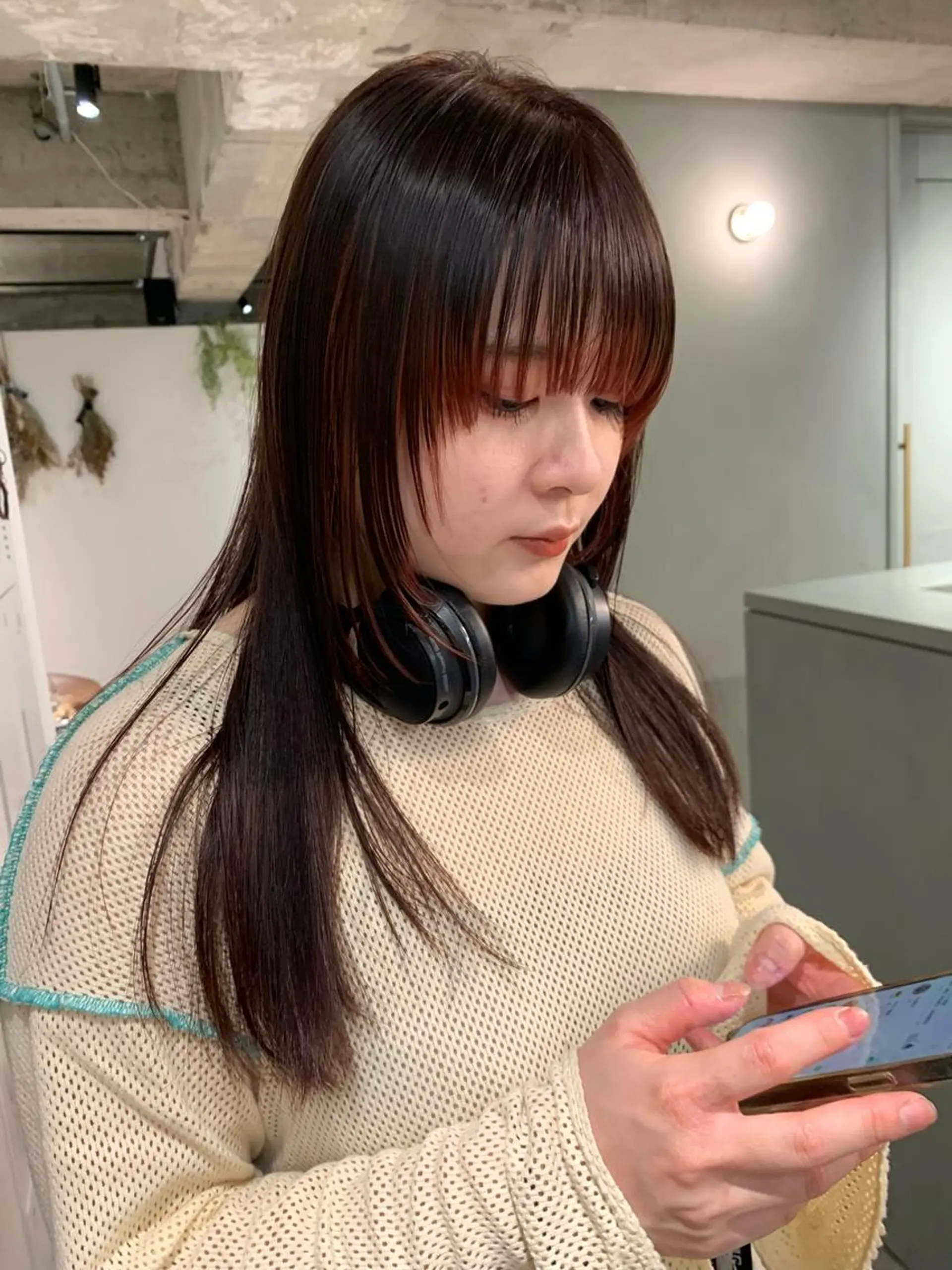 セミロング カラー TONUKOA RUA下北沢店【トヌコア ルア】所属・丸山璃子 /パーマ/レイヤーのヘアスタイル