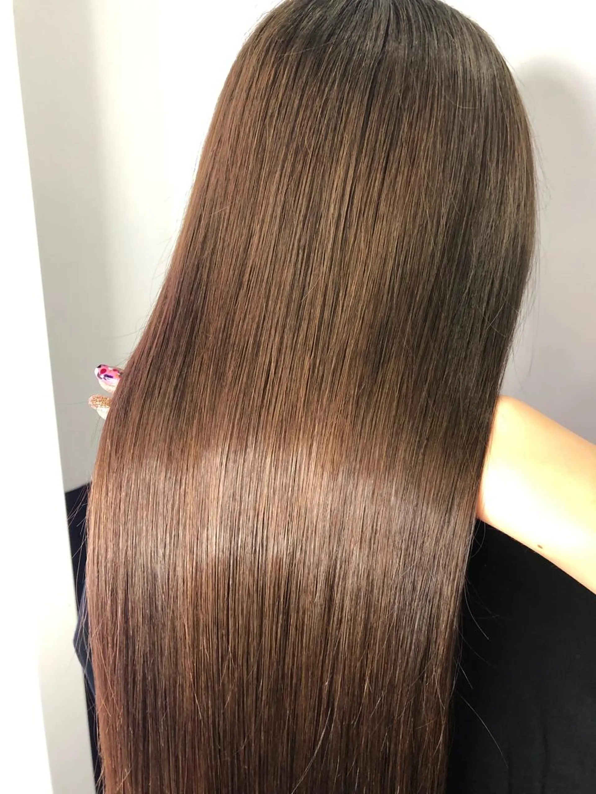 ロング カラー ヘアカラー トリートメント 🧸プルエクステ❤︎ ネイルKAO🧸のヘアスタイル