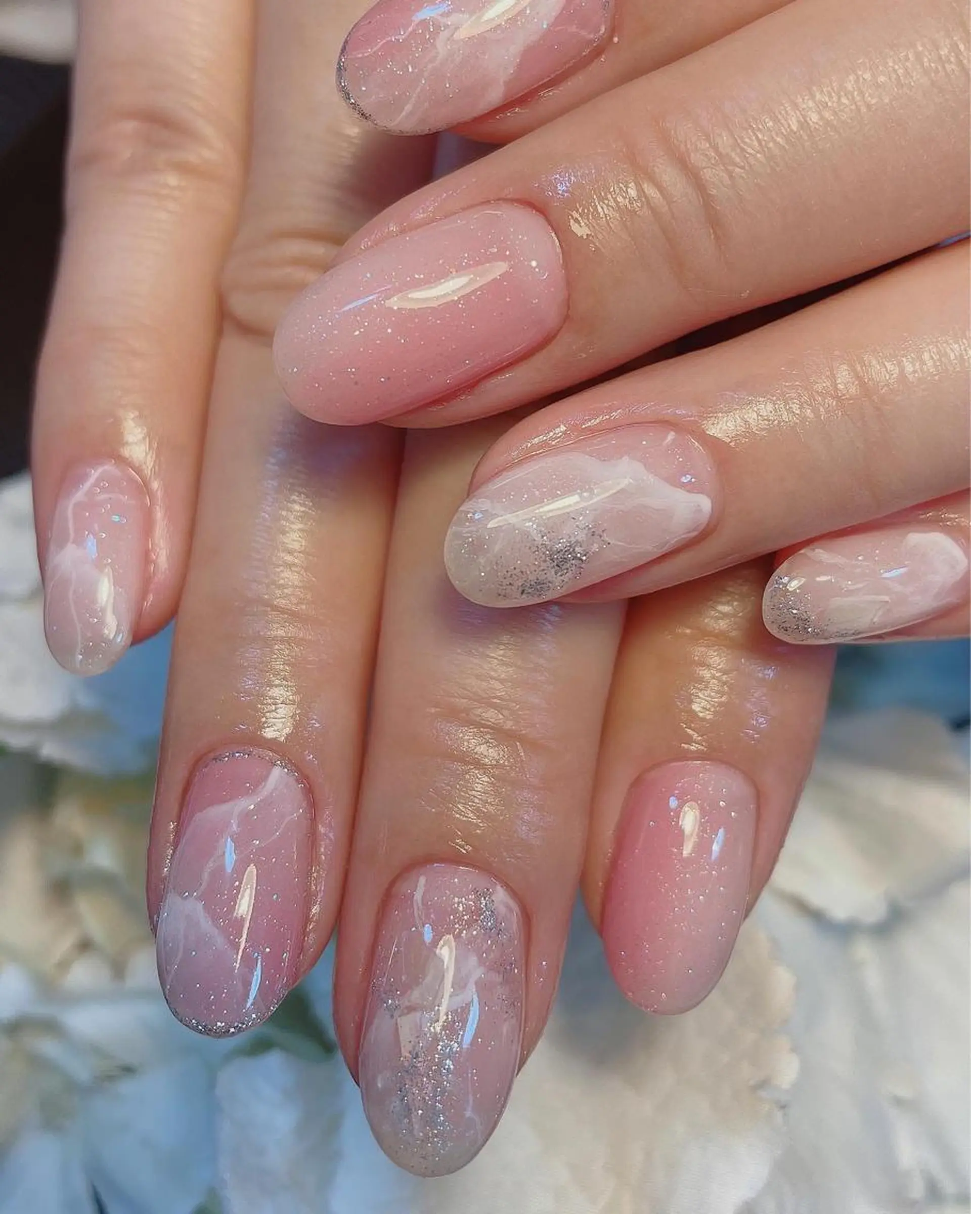 ミディアム ハンドネイル TAKAMATSU RINAのネイルデザイン