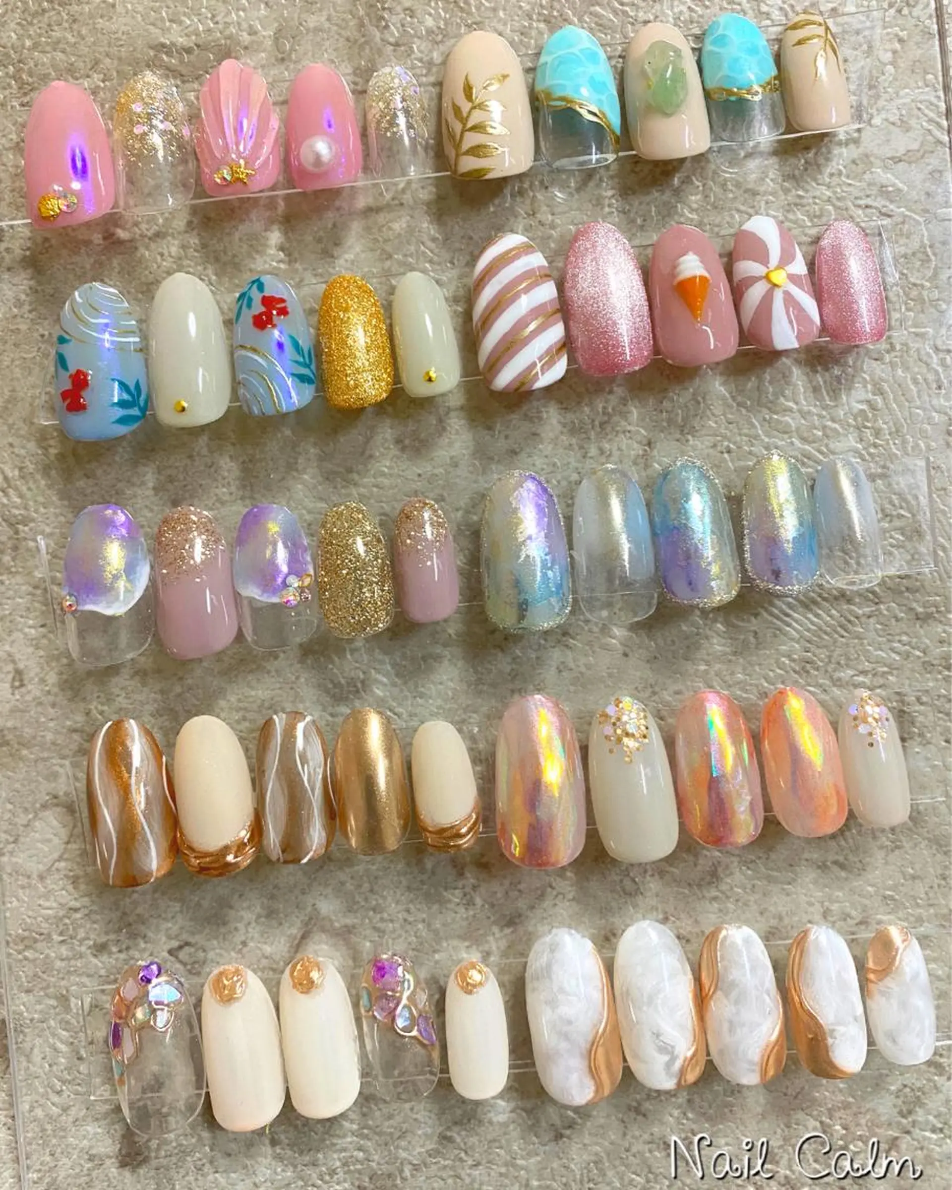 ネイル アートネイル ハンドネイル Nail Calm所属・プライベートサロン Calmのネイルデザイン