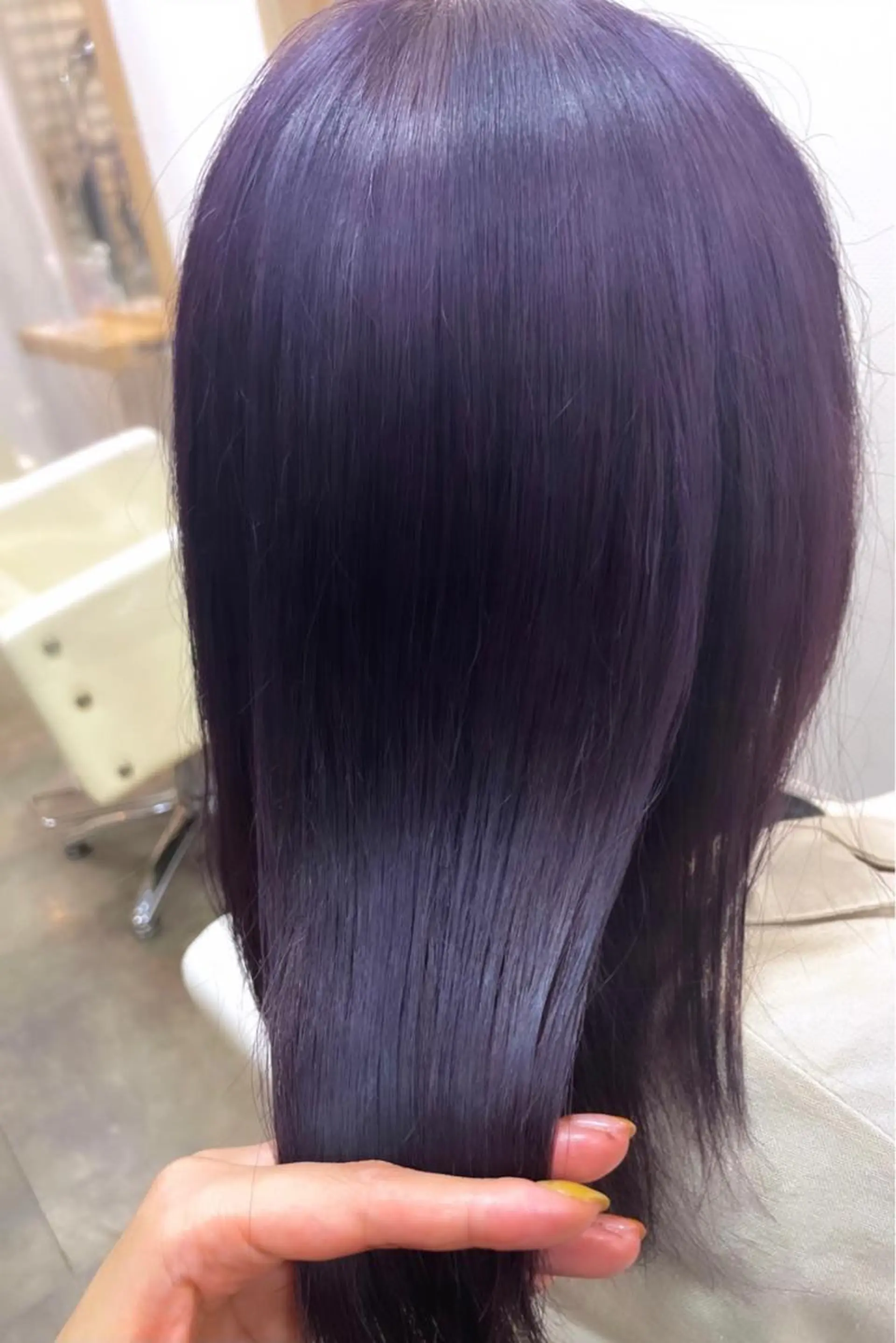 ミディアム 韓国カット/透明感 Re.Labo岡本のヘアスタイル