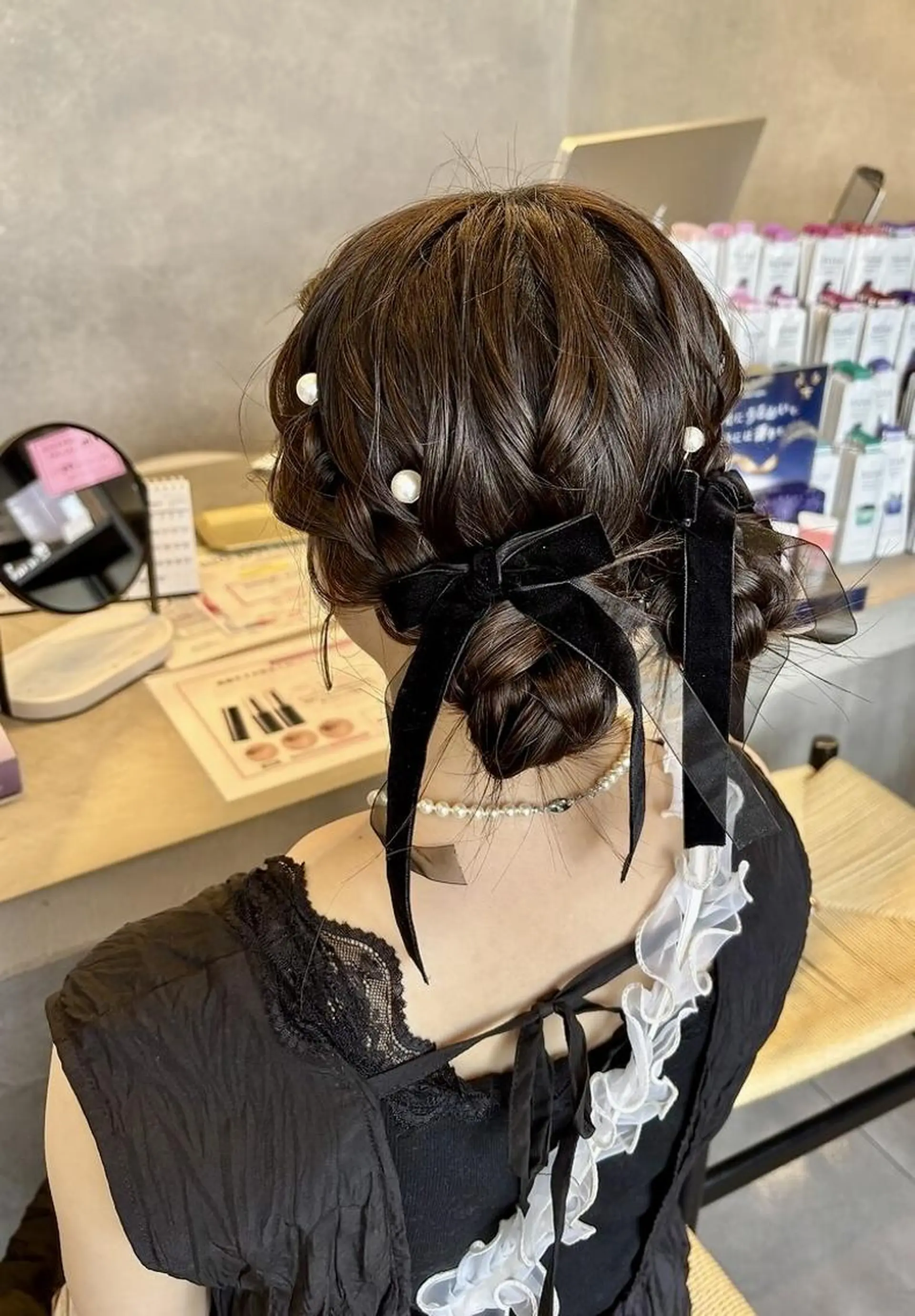 ヘアアレンジ カラー ✨艶カラー・ストレー ト✨achieveのヘアスタイル