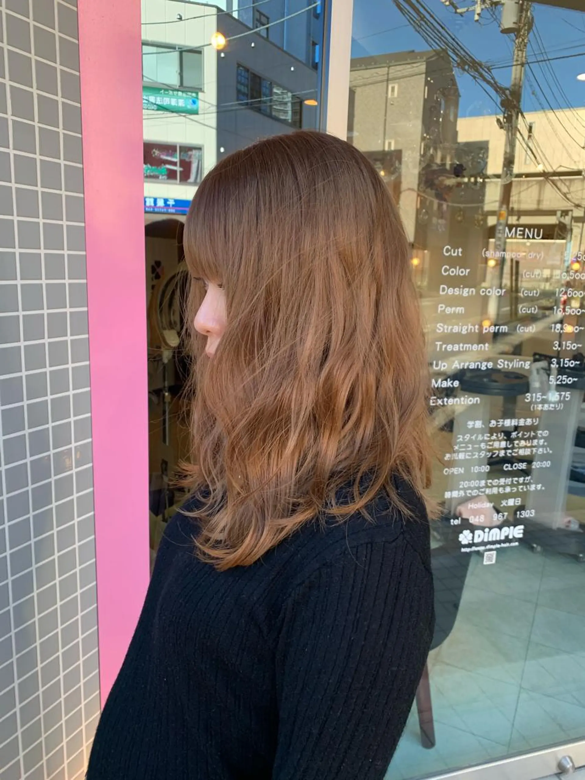 ロング カラー カット パーマ トリートメント ヘッドスパ nishimura makotoのヘアスタイル