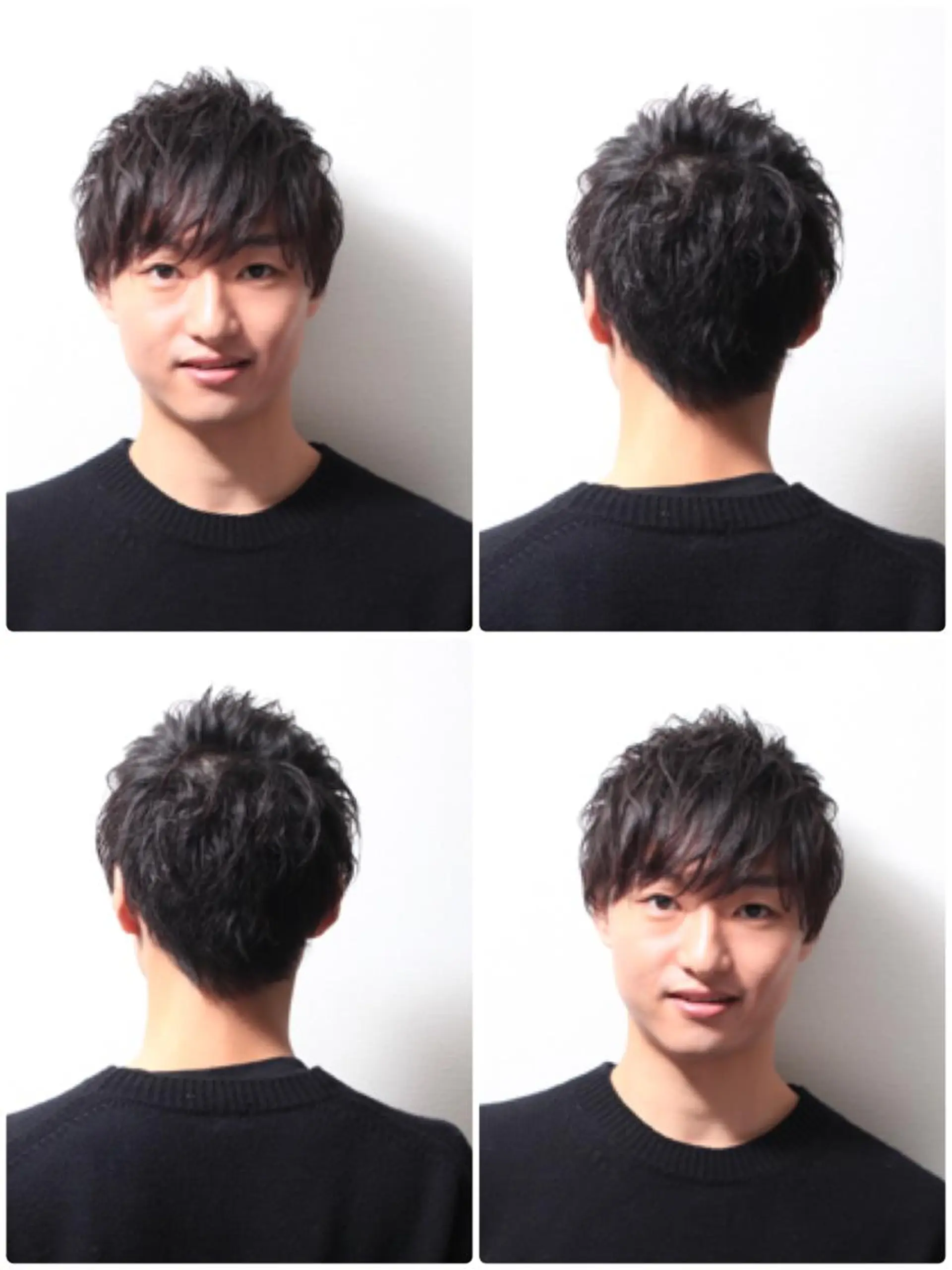 メンズ カット レイヤー／パーマ 西山賢志のヘアスタイル