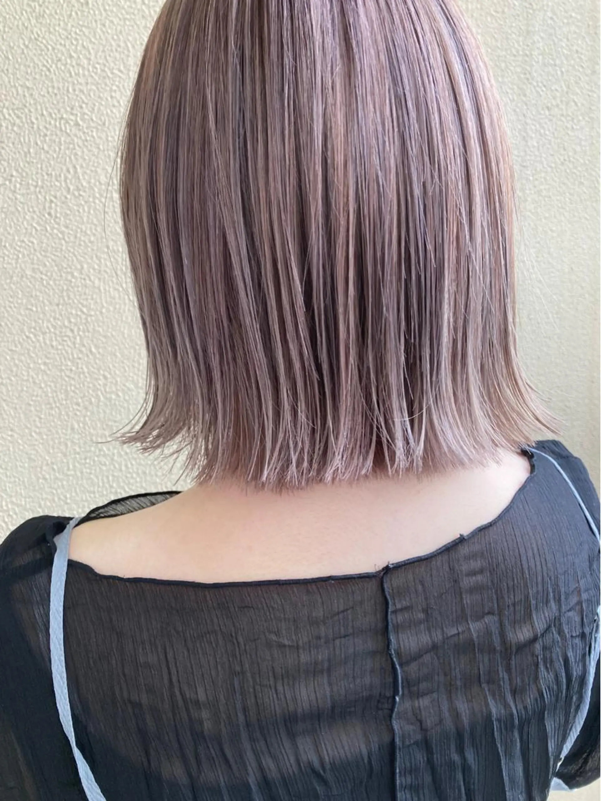 ミディアム 切りっぱなしボブ ボブ junks所属・ジュリ@junks __juriのヘアスタイル